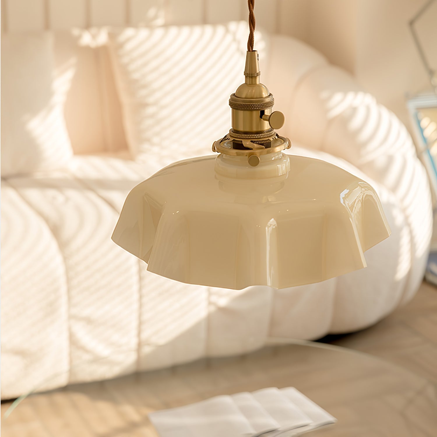 Civen Suspension Fleur Verre - Neutralighting