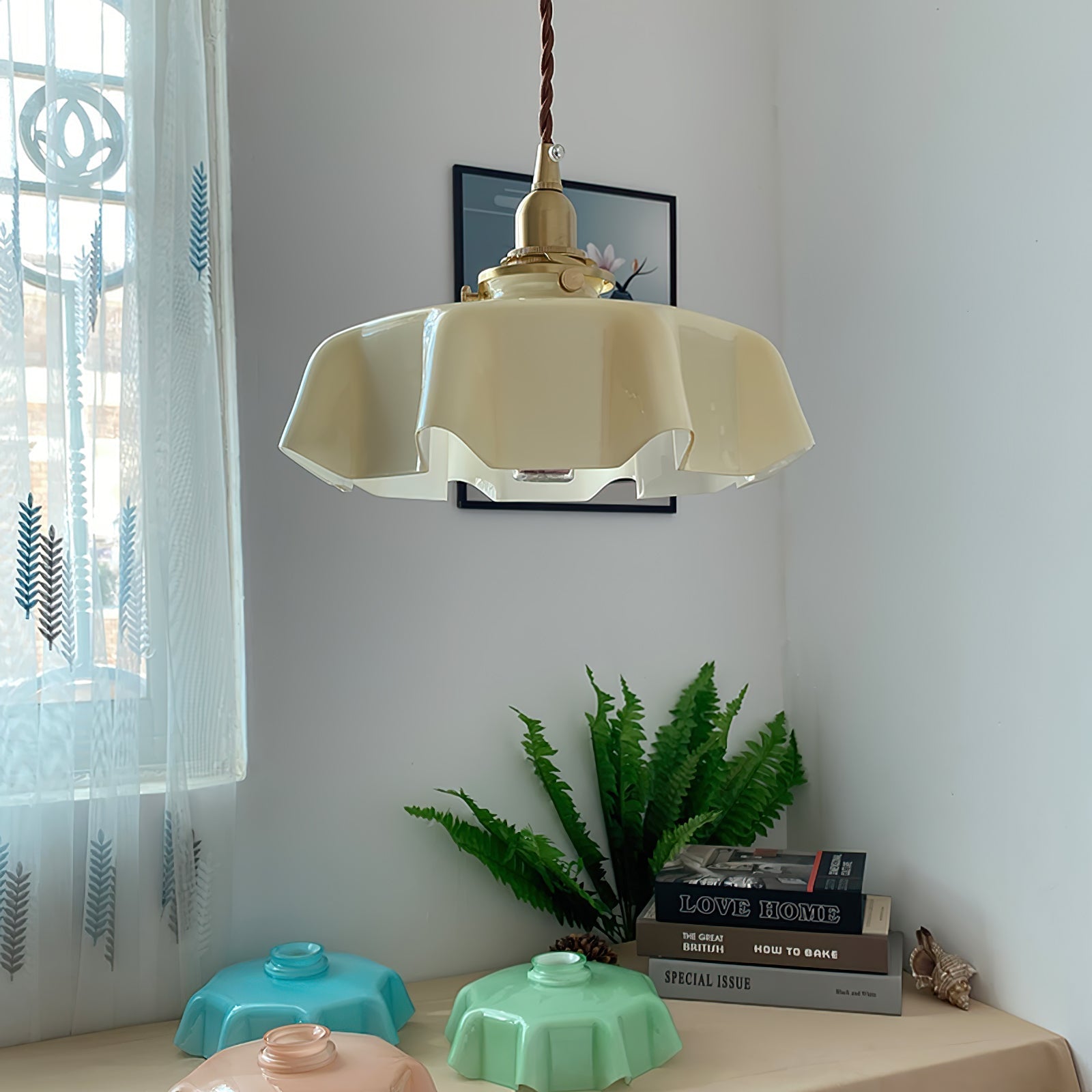 Civen Suspension Fleur Verre - Neutralighting