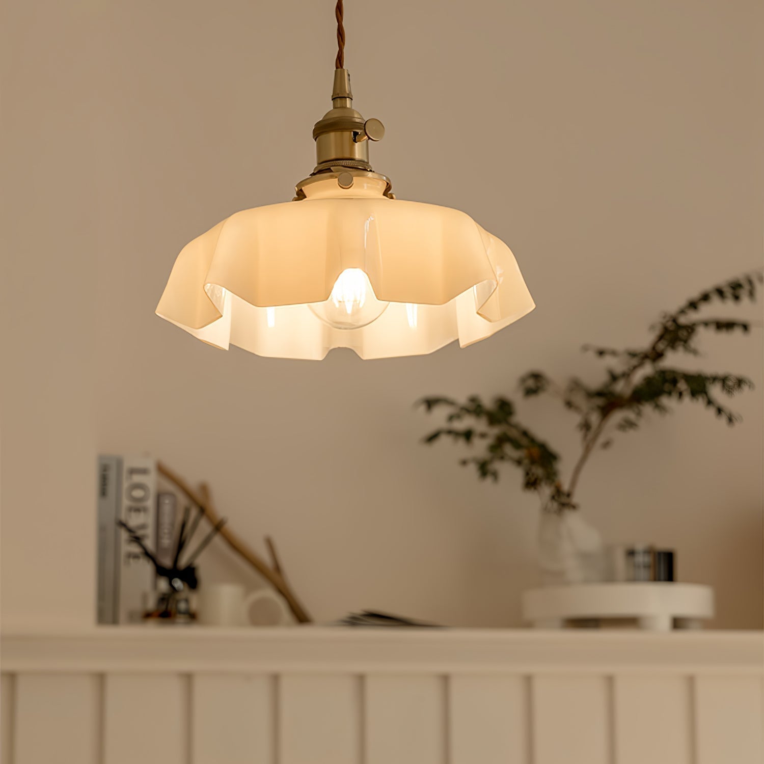 Civen Suspension Fleur Verre - Neutralighting
