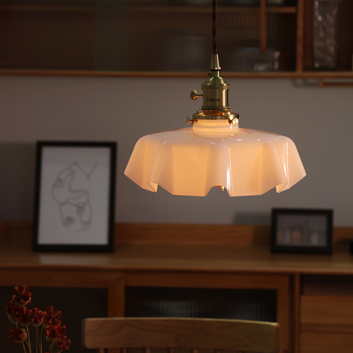 Civen Suspension Fleur Verre - Neutralighting
