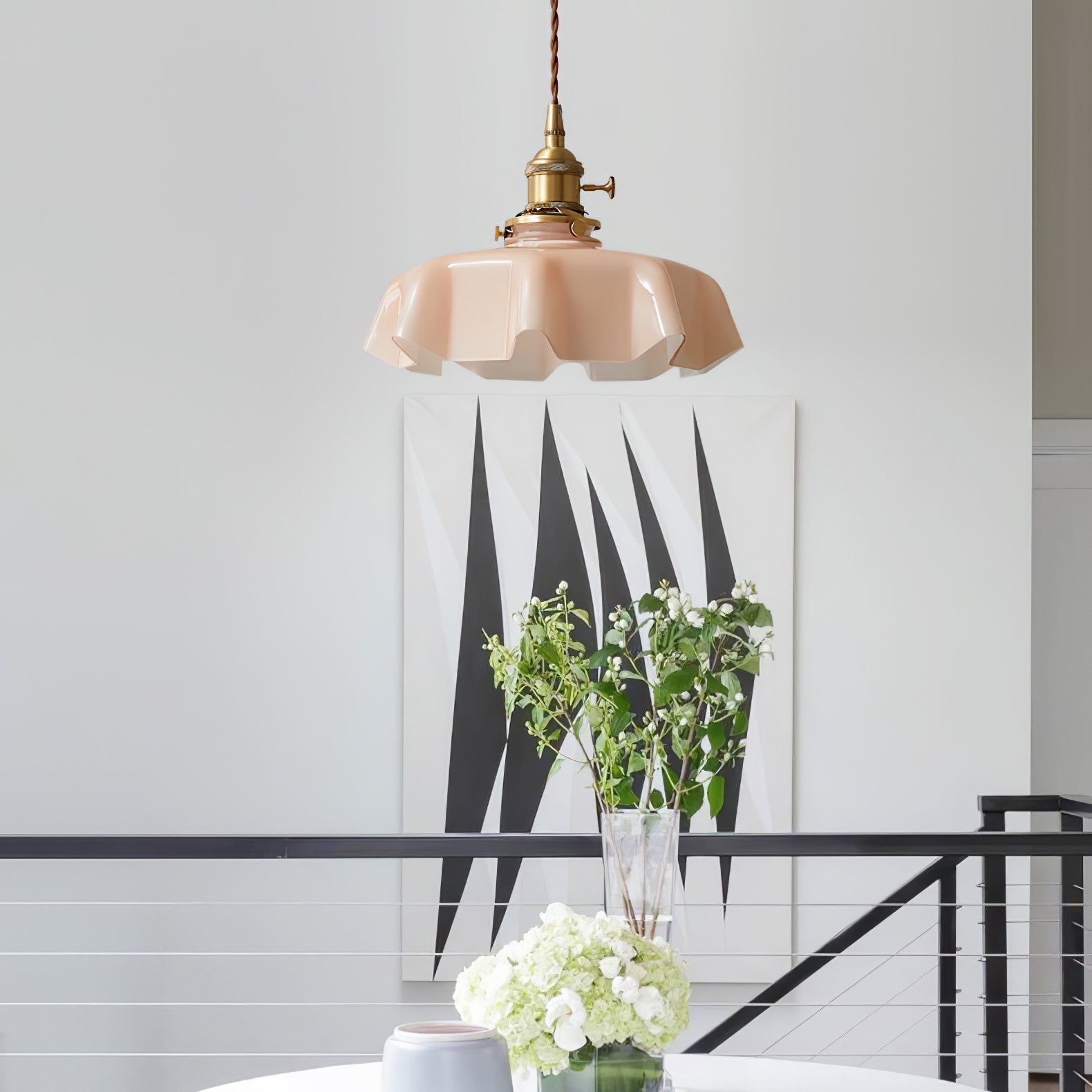 Civen Suspension Fleur Verre - Neutralighting