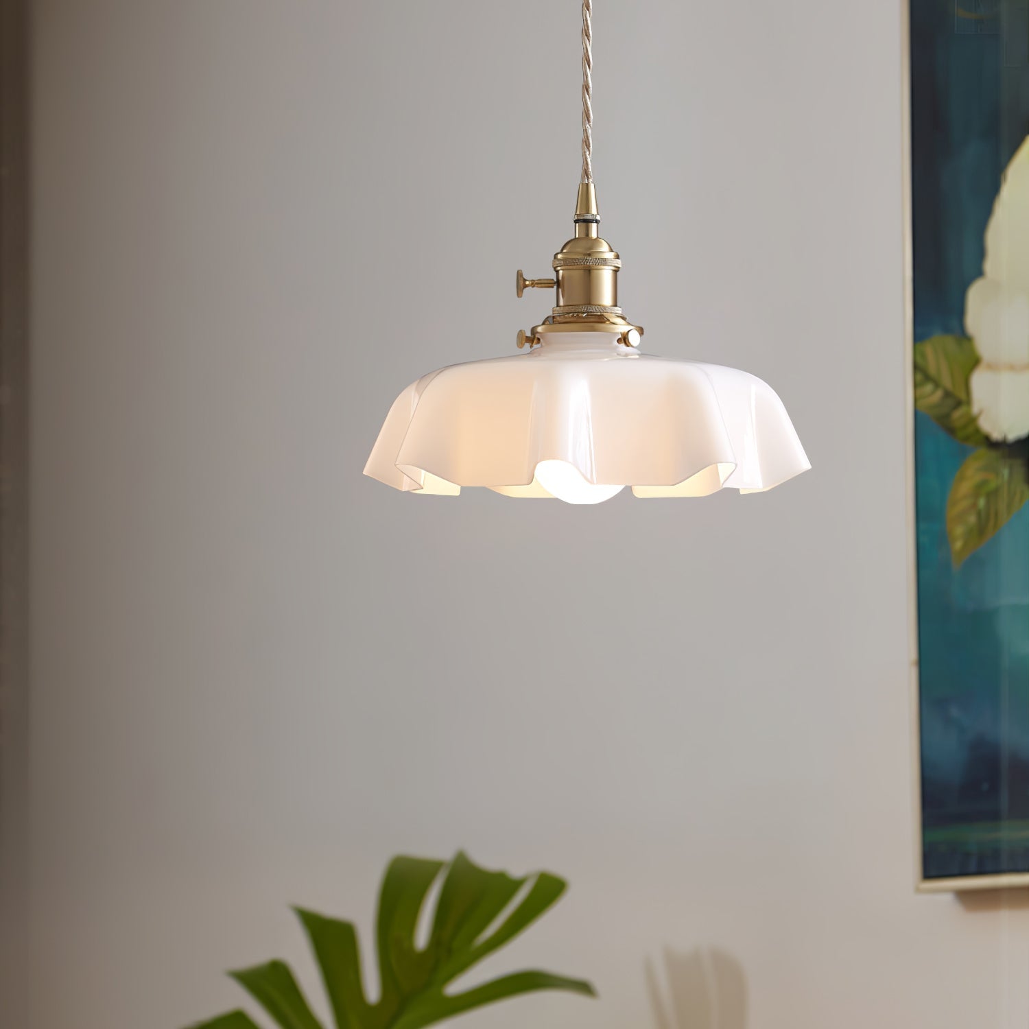 Civen Suspension Fleur Verre - Neutralighting
