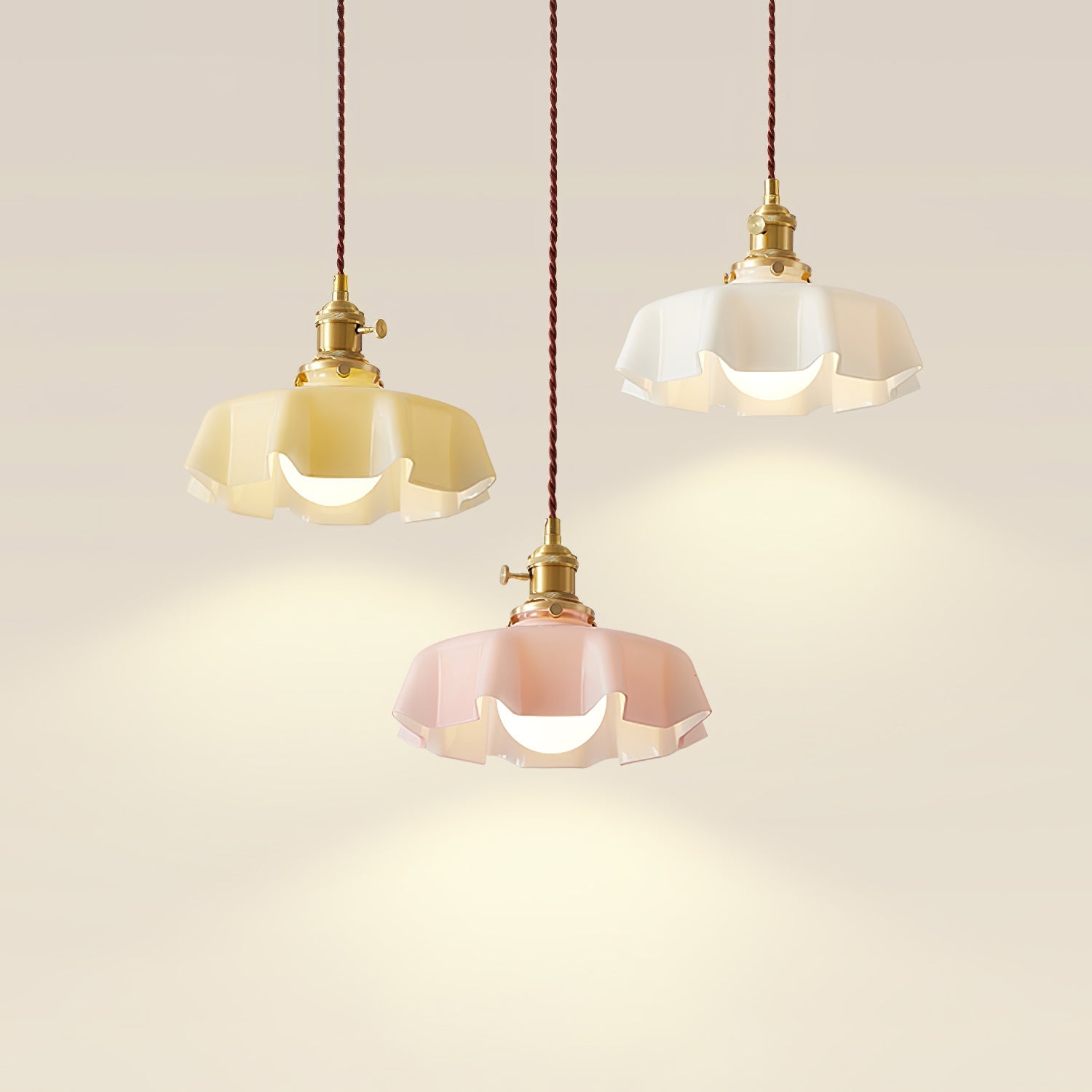 Civen Suspension Fleur Verre - Neutralighting