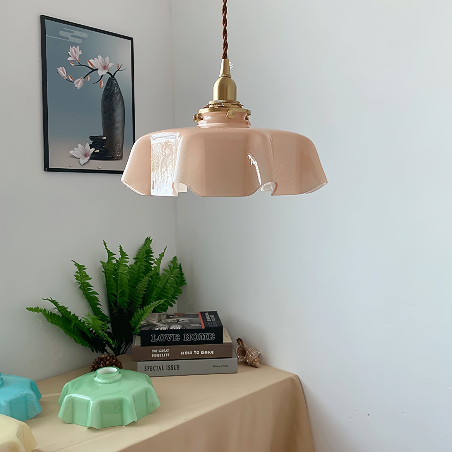 Civen Suspension Fleur Verre - Neutralighting