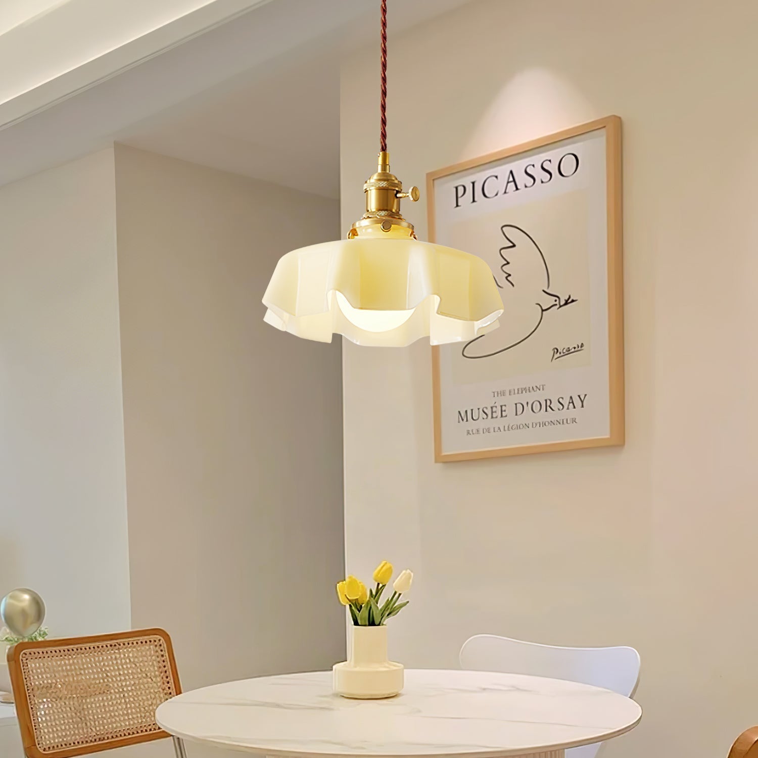 Civen Suspension Fleur Verre - Neutralighting