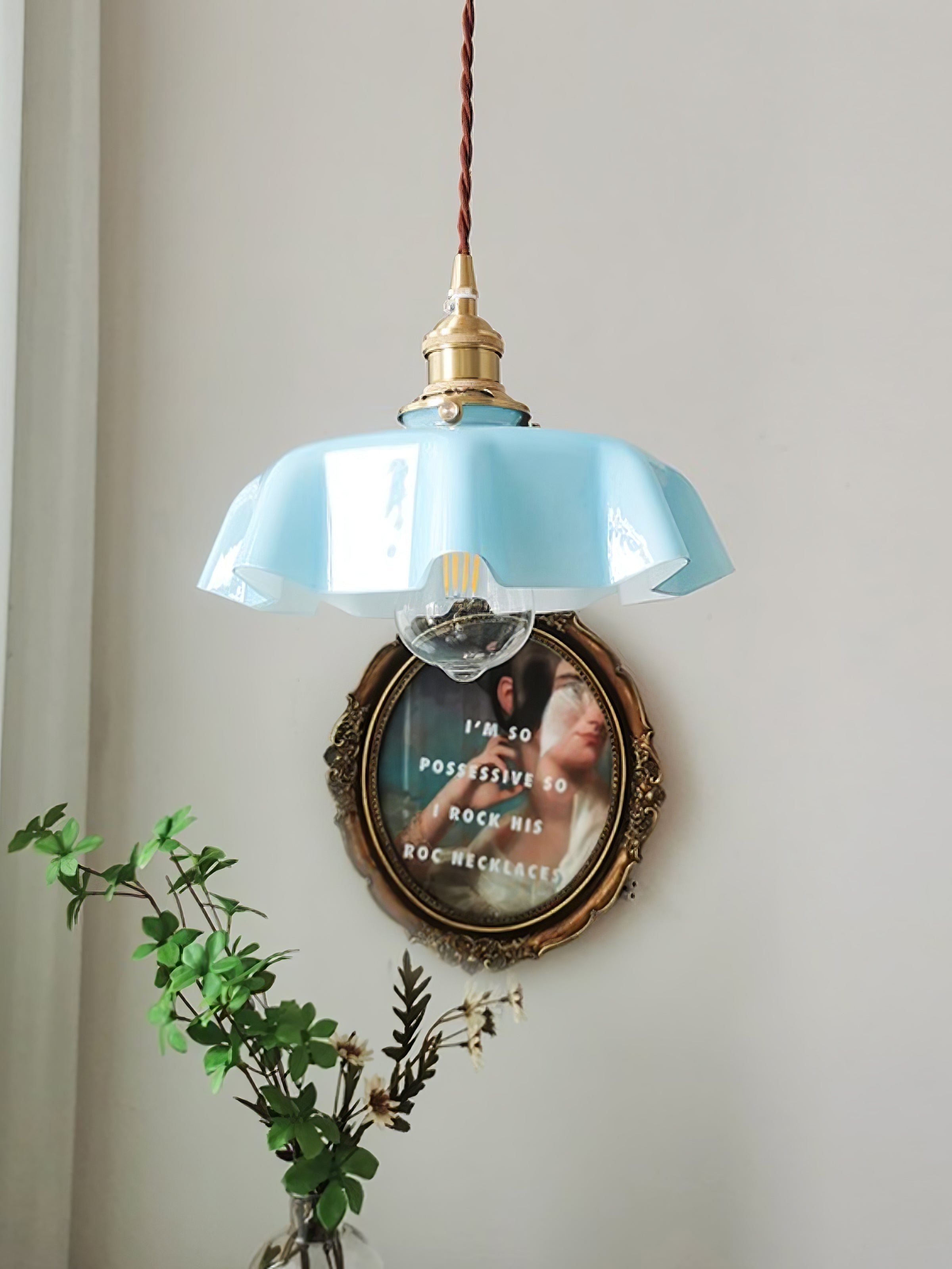 Civen Suspension Fleur Verre - Neutralighting