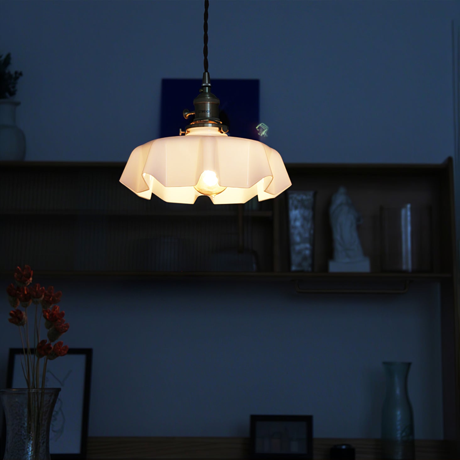 Civen Suspension Fleur Verre - Neutralighting