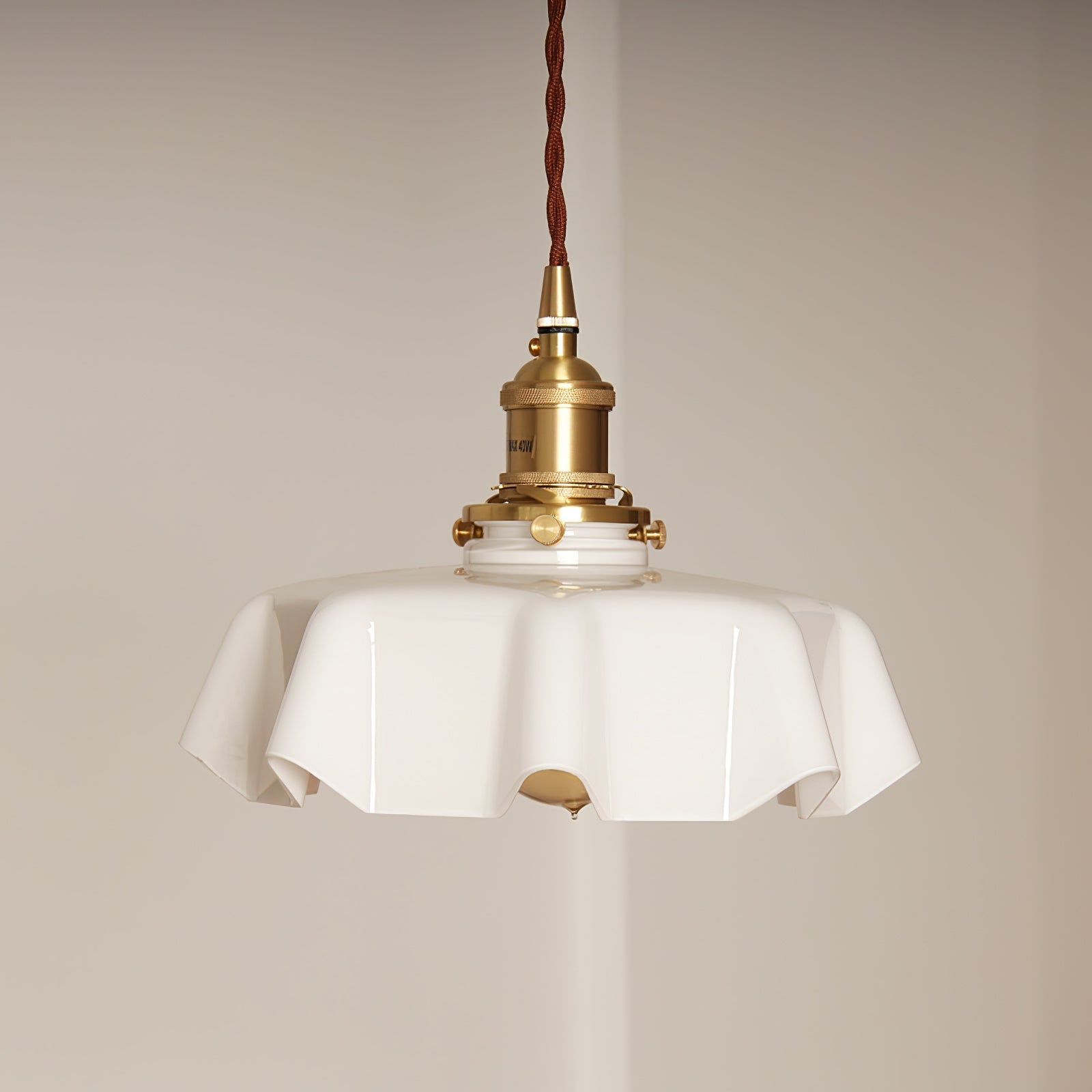 French Flower Pendant Swag Light - Blowlighting