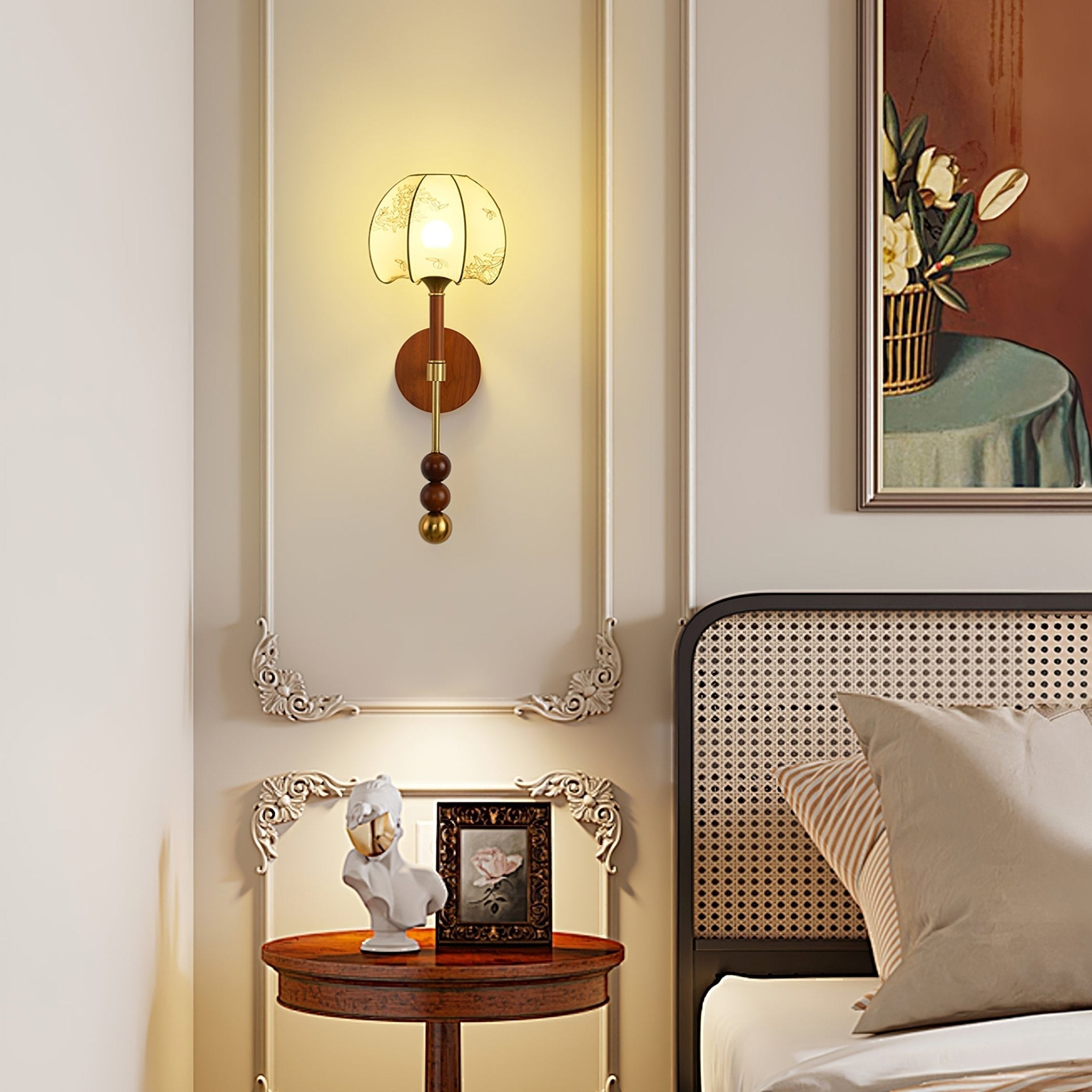 Hilda Roma Elegance Wood Sconce Wall lamp - Neutralighting