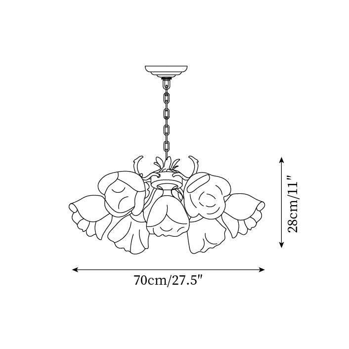 Siena Lustre Floral Pétale Romance - Neutralighting