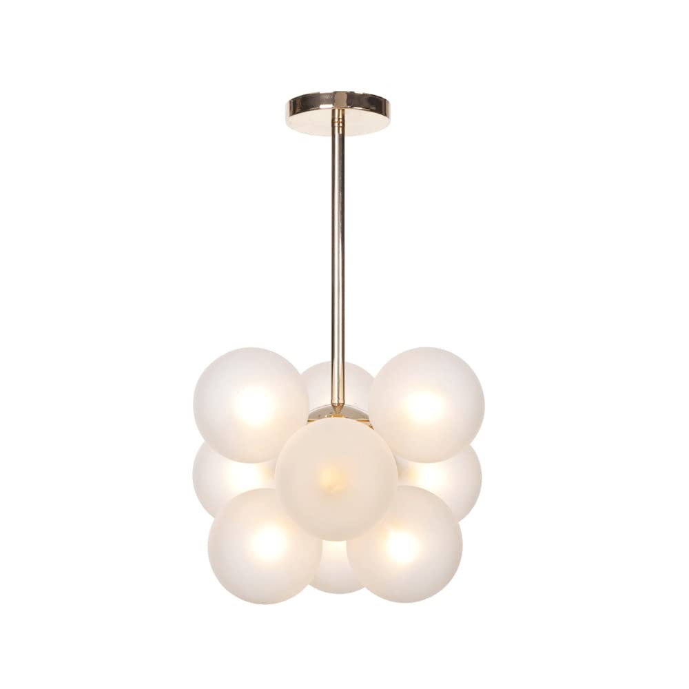Valentina Minimalisme Rond Suspension Métal/Verre Chambre à coucher - Neutralighting