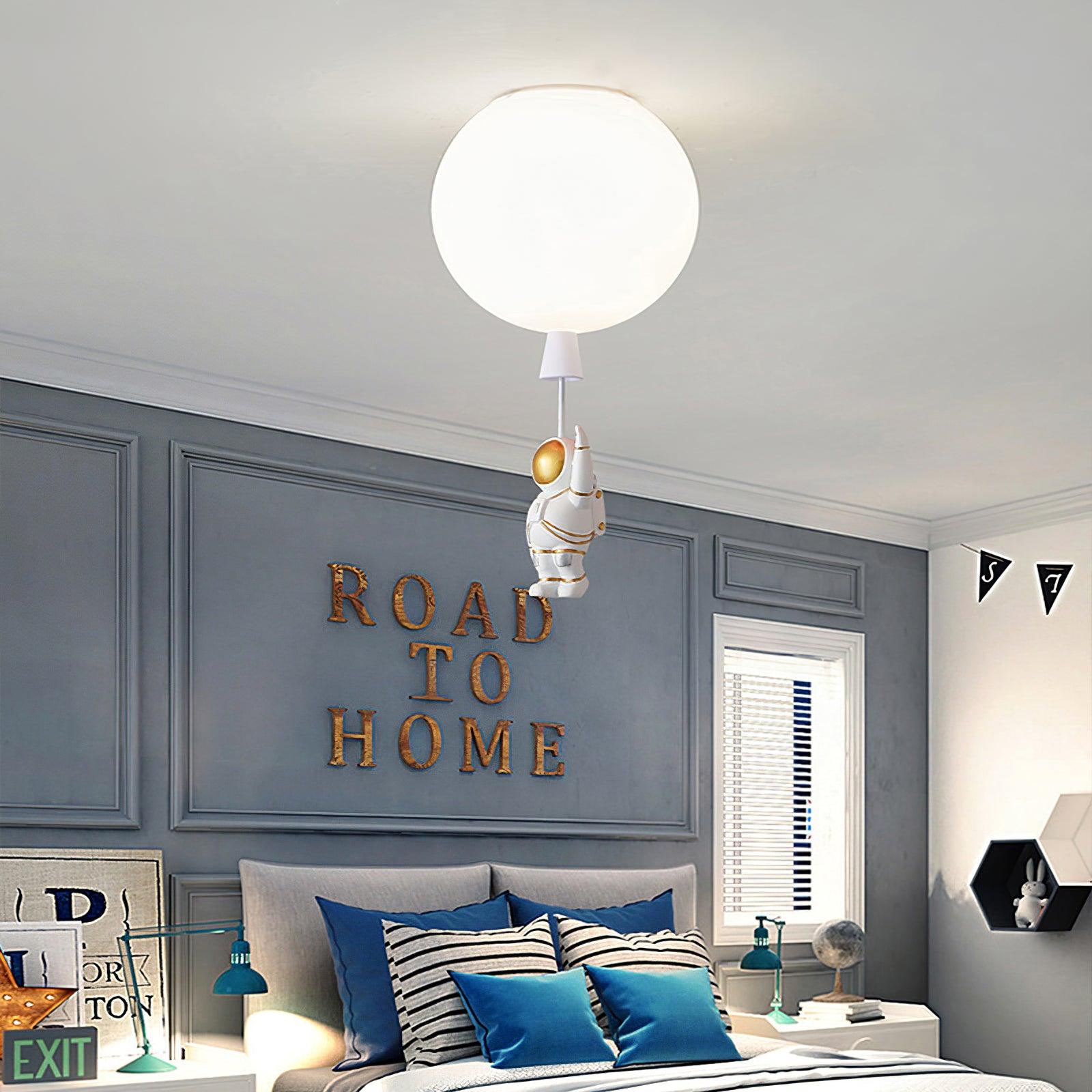 Solara Lampe Plafonnier Acrylique Ballon Astronaute - Neutralighting
