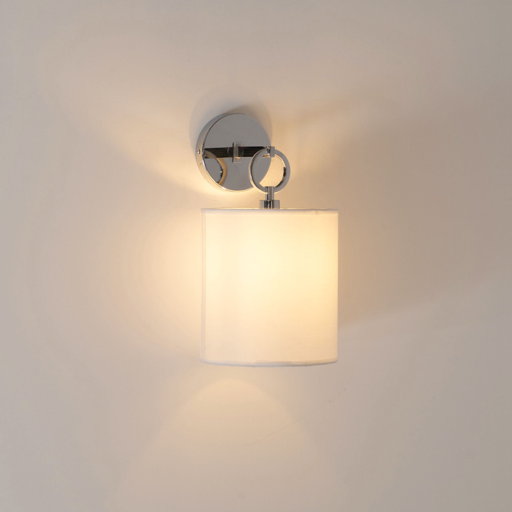 Cotheor Applique Murale Circulaire Laiton Tissu Minimaliste Moderne - Neutralighting