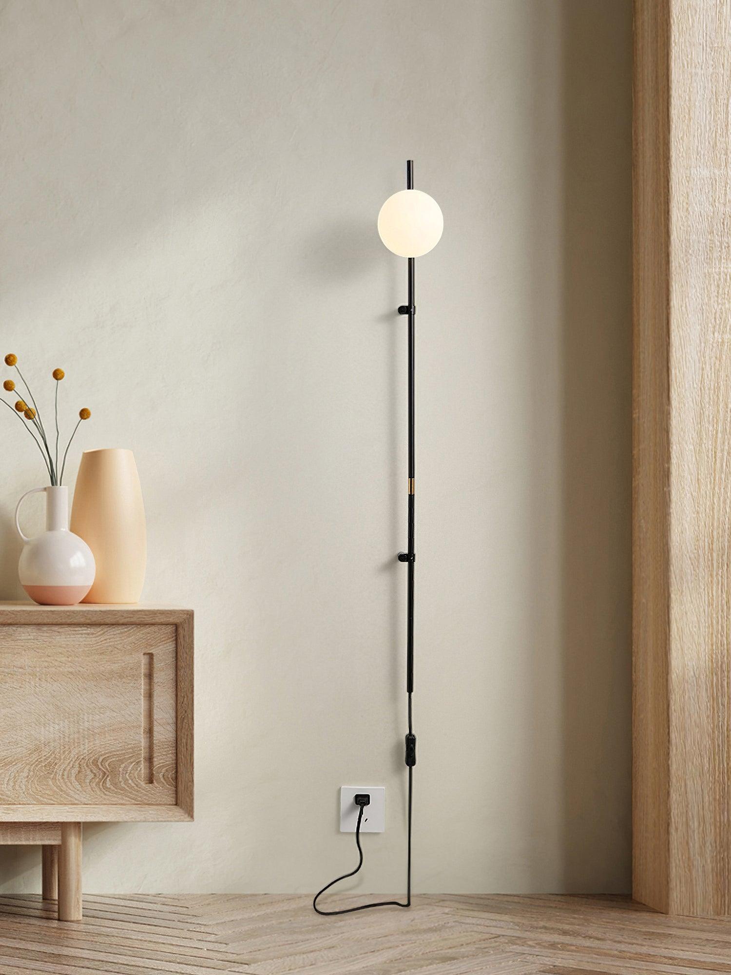 Curaeion Modern Minimalist Plug In Glass Wall Lamp - Neutralighting