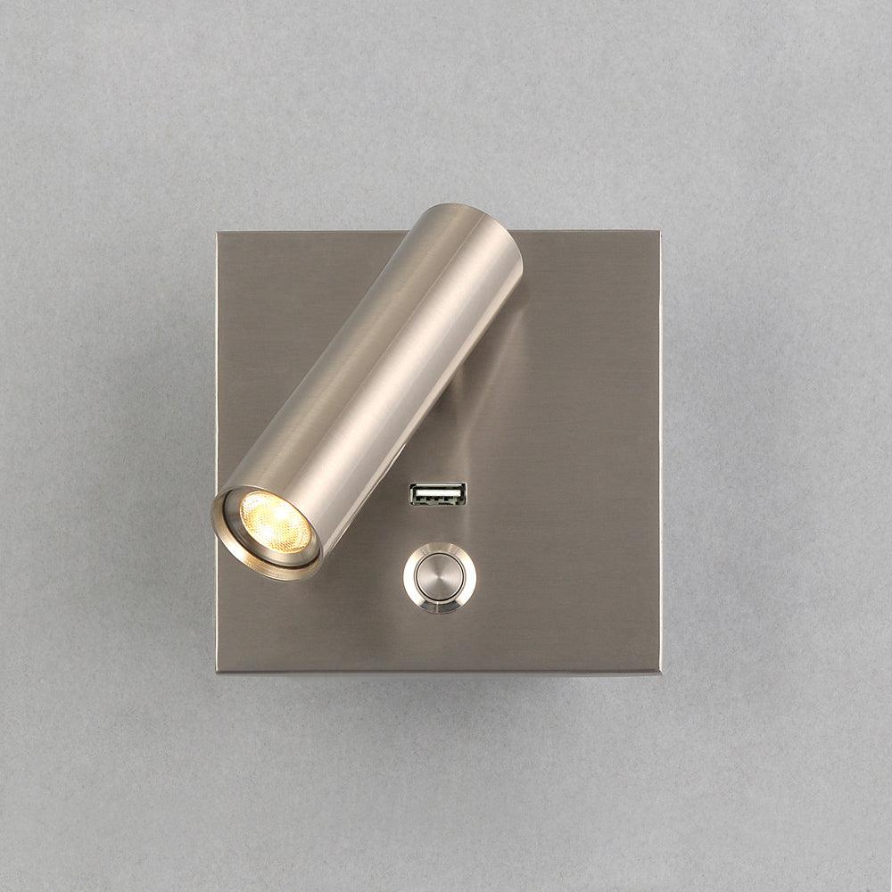 Aare Moderne Minimaliste Chevet USB Noir Luminaire Mural - Neutralighting