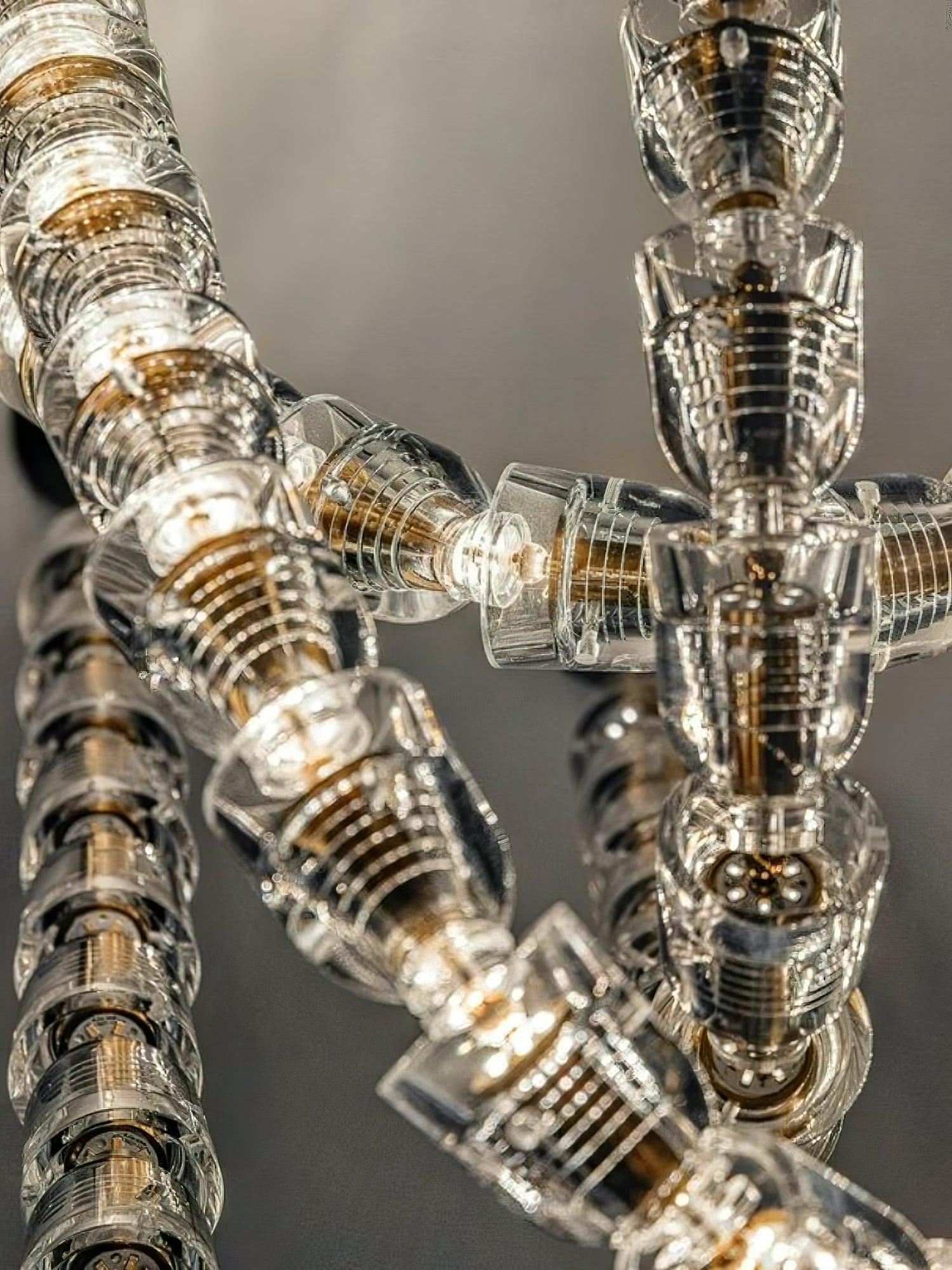 Zevenila Modern Acrylic Chandelier - Blowlighting