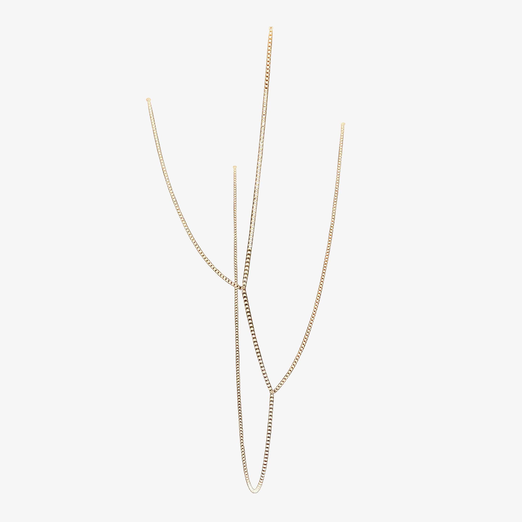 Lustra Chandelier Chrome Cristal Entrelacé Lignes - Neutralighting