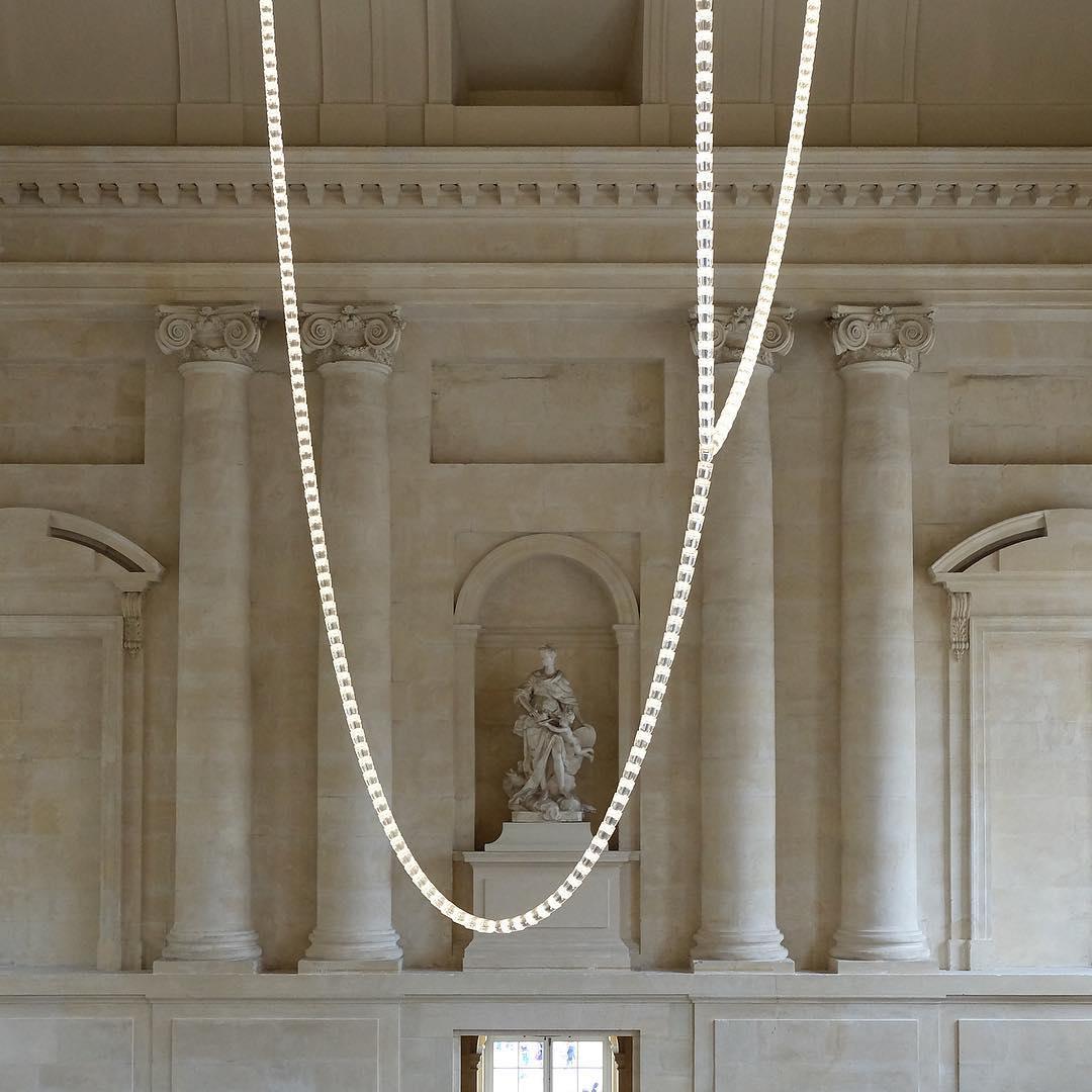 Lustra Chandelier Chrome Cristal Entrelacé Lignes - Neutralighting