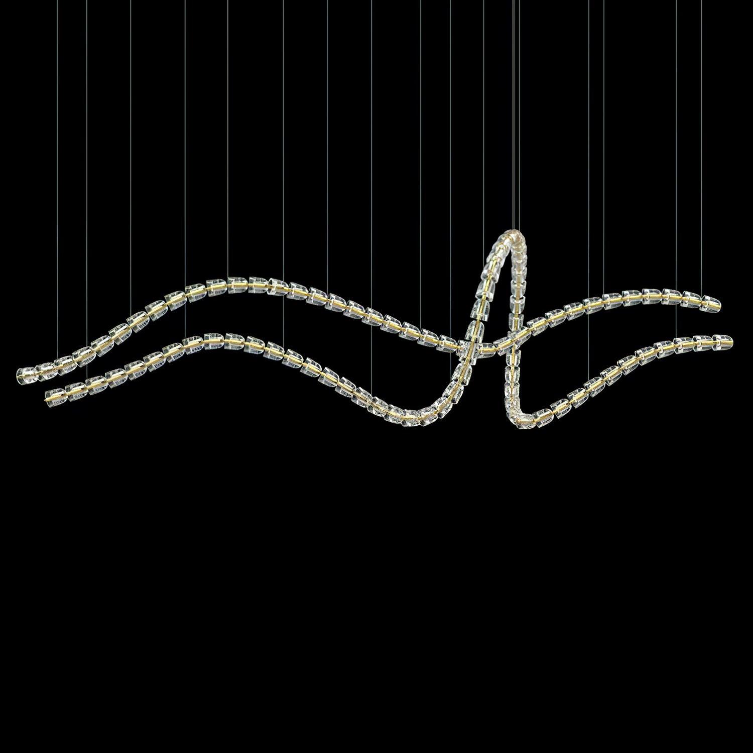 Luminara Chandelier Cascade en Cristal - Neutralighting