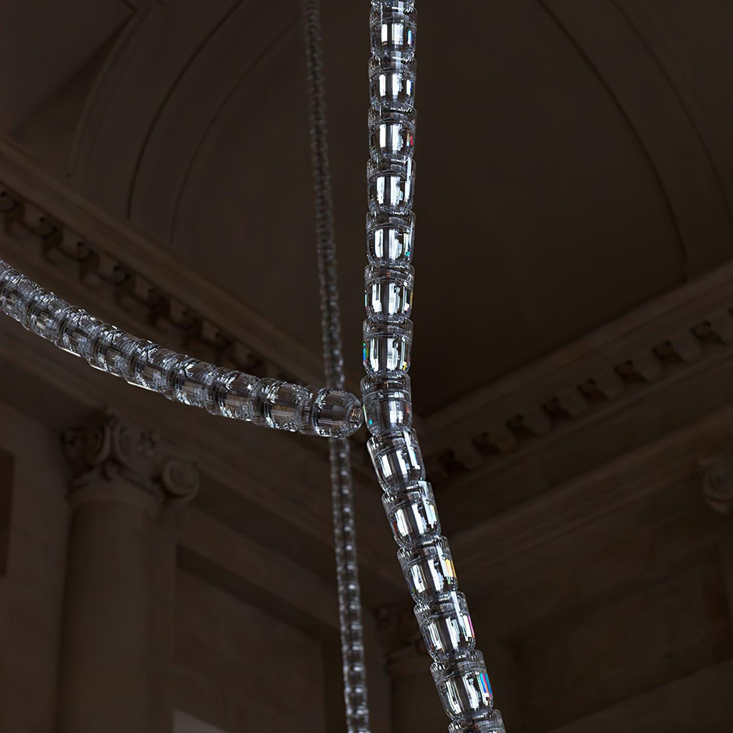 Luminara Chandelier Cascade en Cristal - Neutralighting