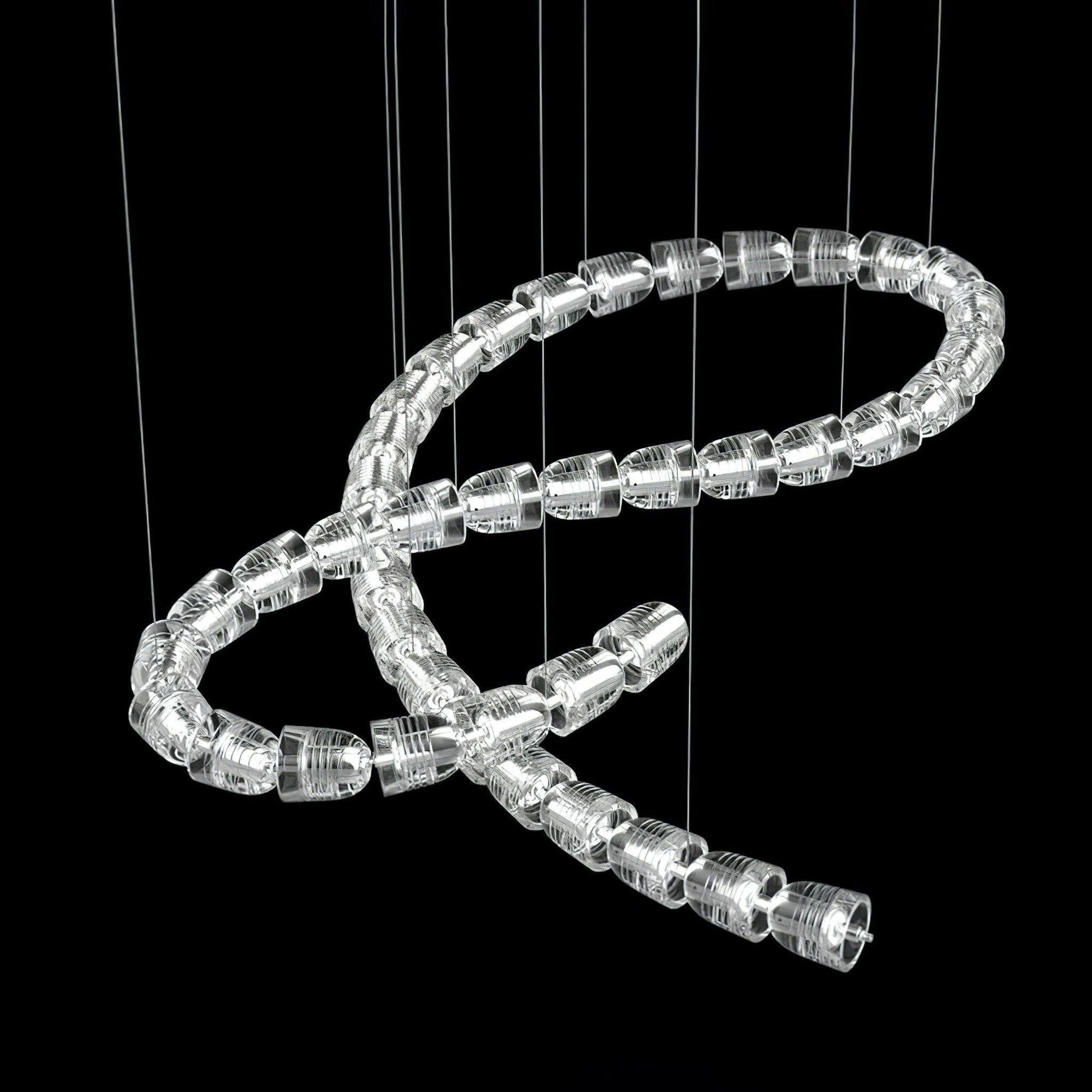 Luminara Chandelier Cascade en Cristal - Neutralighting