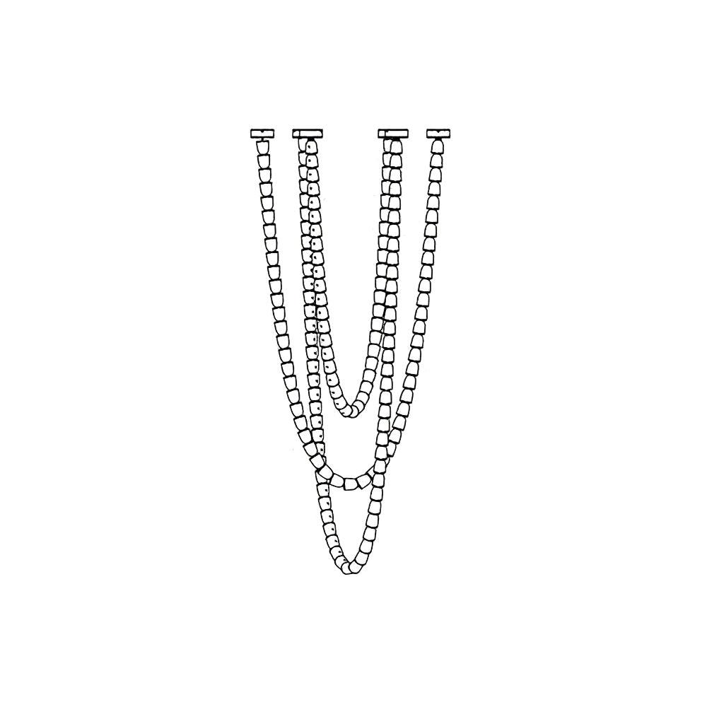Lustra Chandelier Chrome Cristal Entrelacé Lignes - Neutralighting