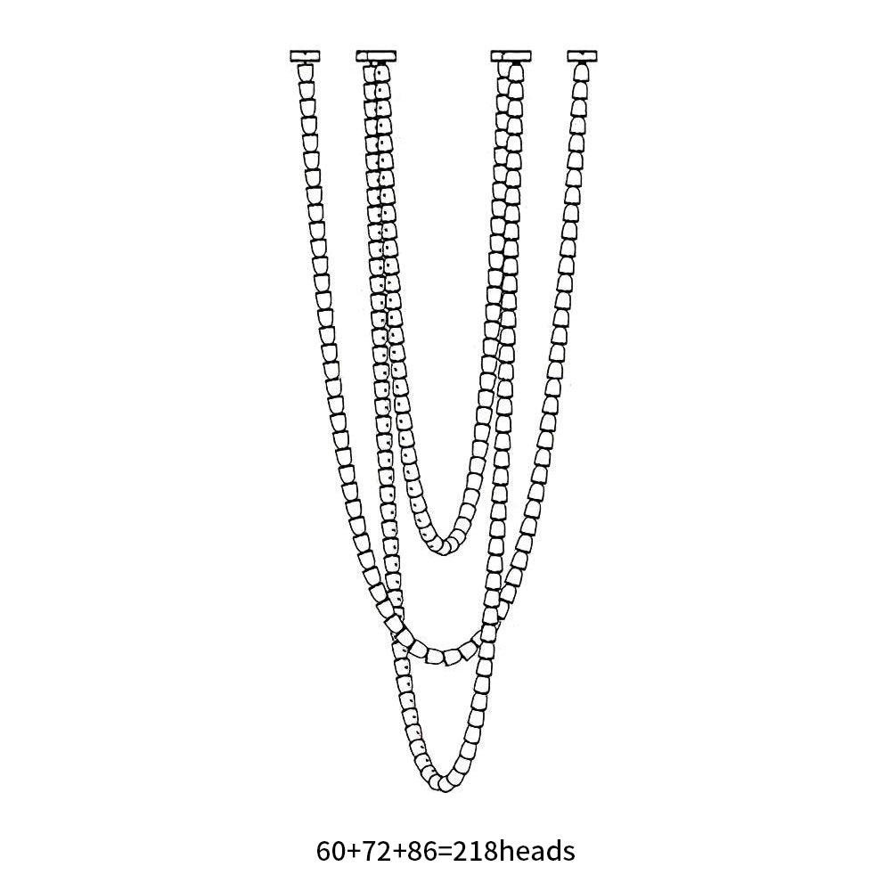Lustra Chandelier Chrome Cristal Entrelacé Lignes - Neutralighting