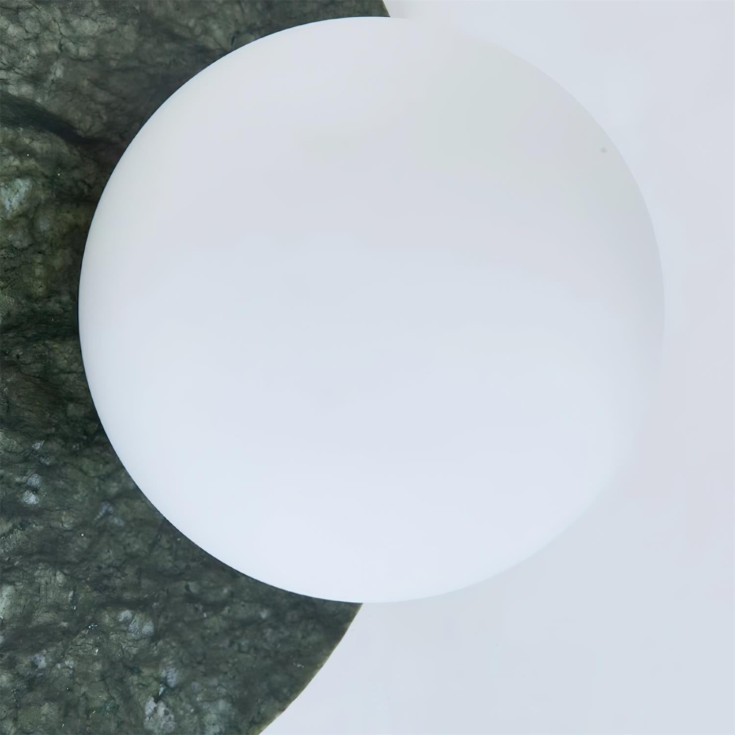 Enox Applique Murale Minimaliste à Globe en Marbre - Neutralighting