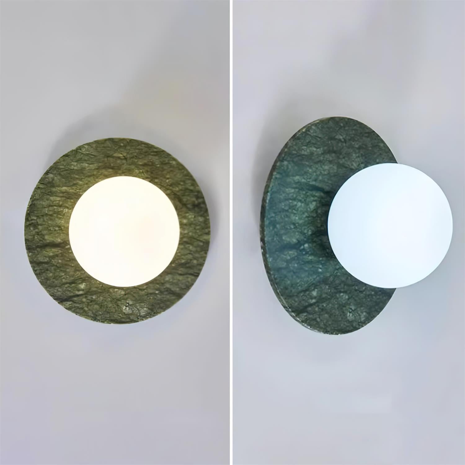 Enox Applique Murale Minimaliste à Globe en Marbre - Neutralighting