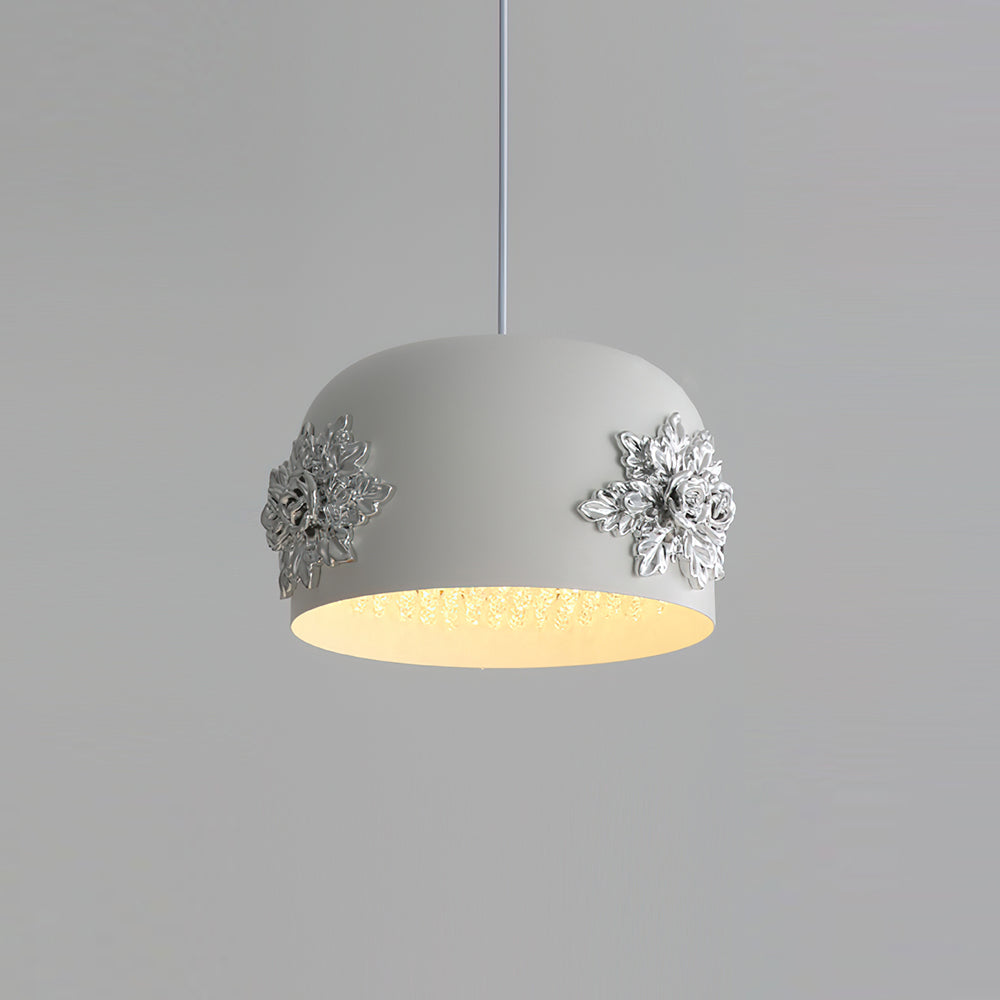 Gaina Suspension Florale Tambour - Neutralighting