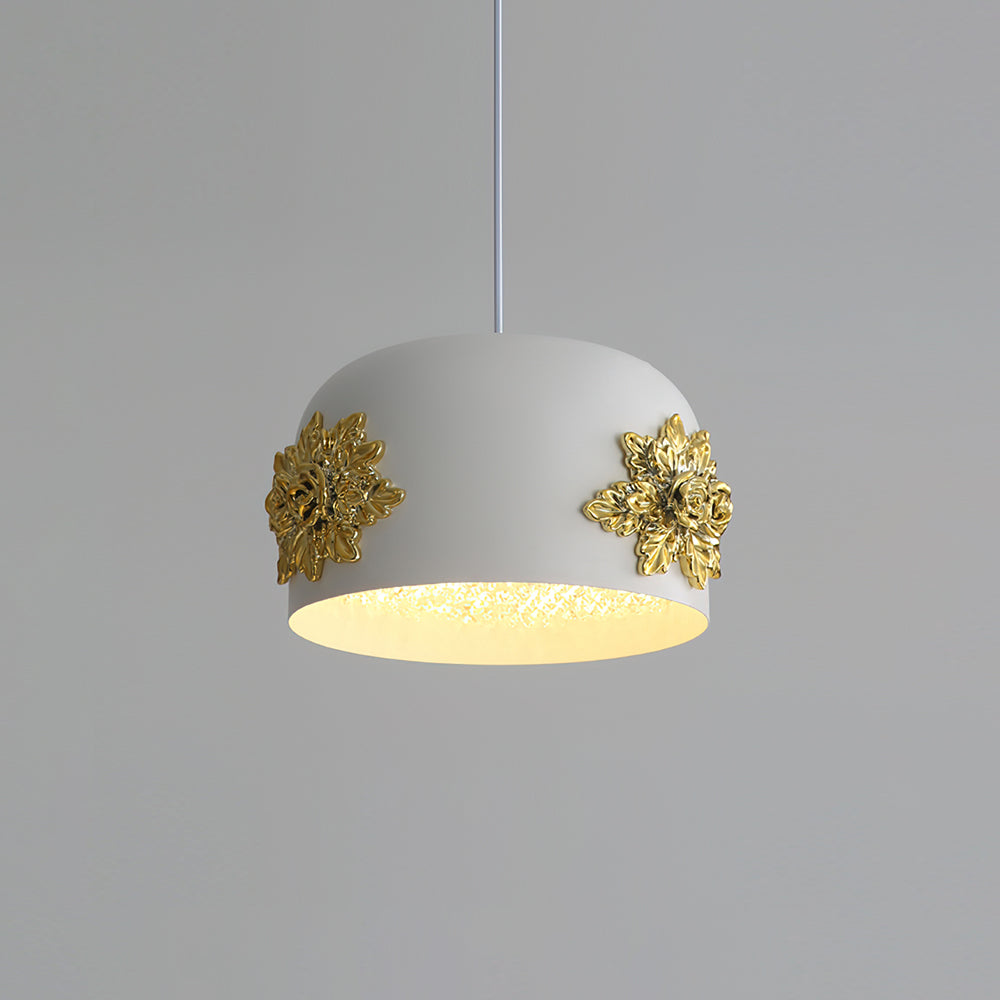Gaina Suspension Florale Tambour - Neutralighting