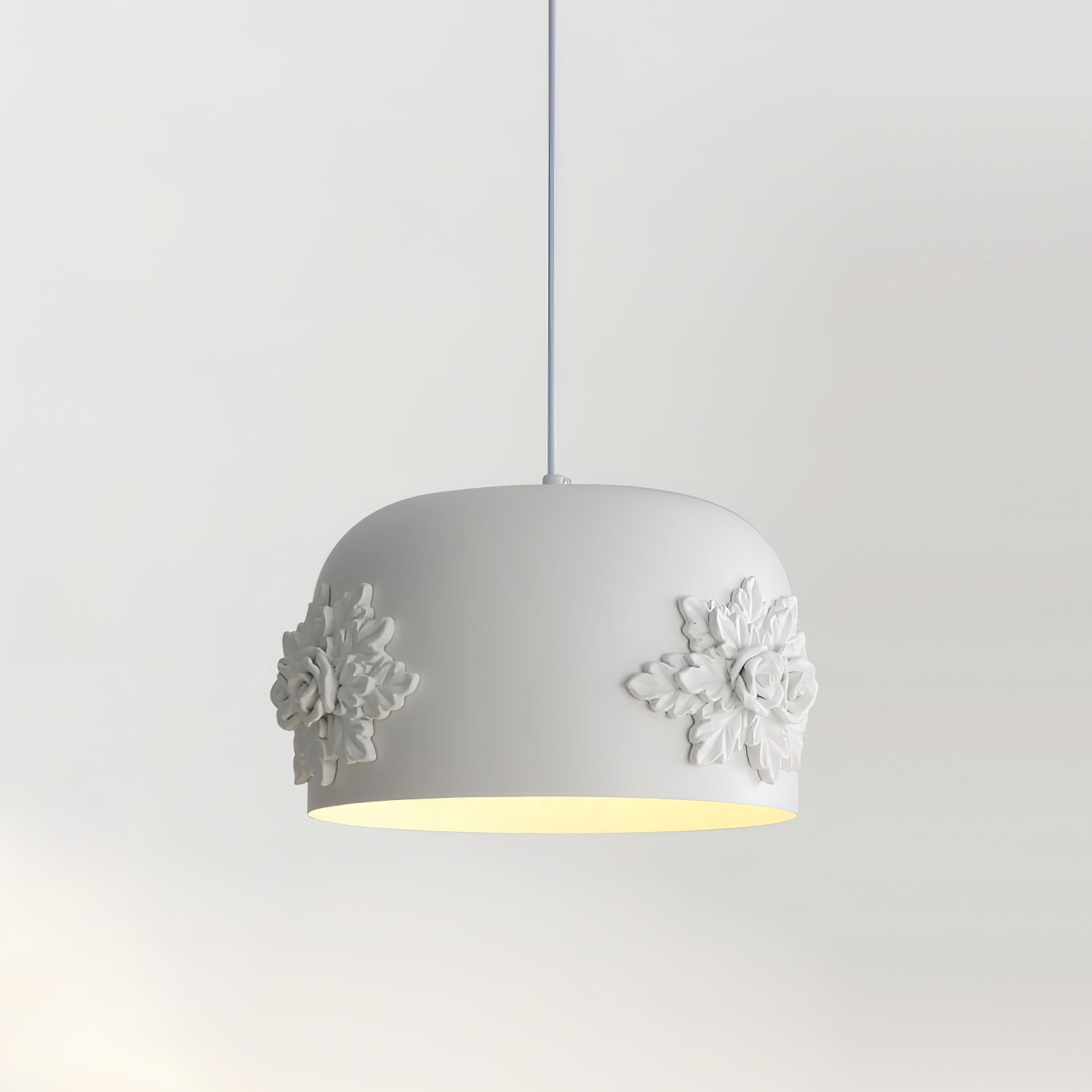 Gaina Suspension Florale Tambour - Neutralighting