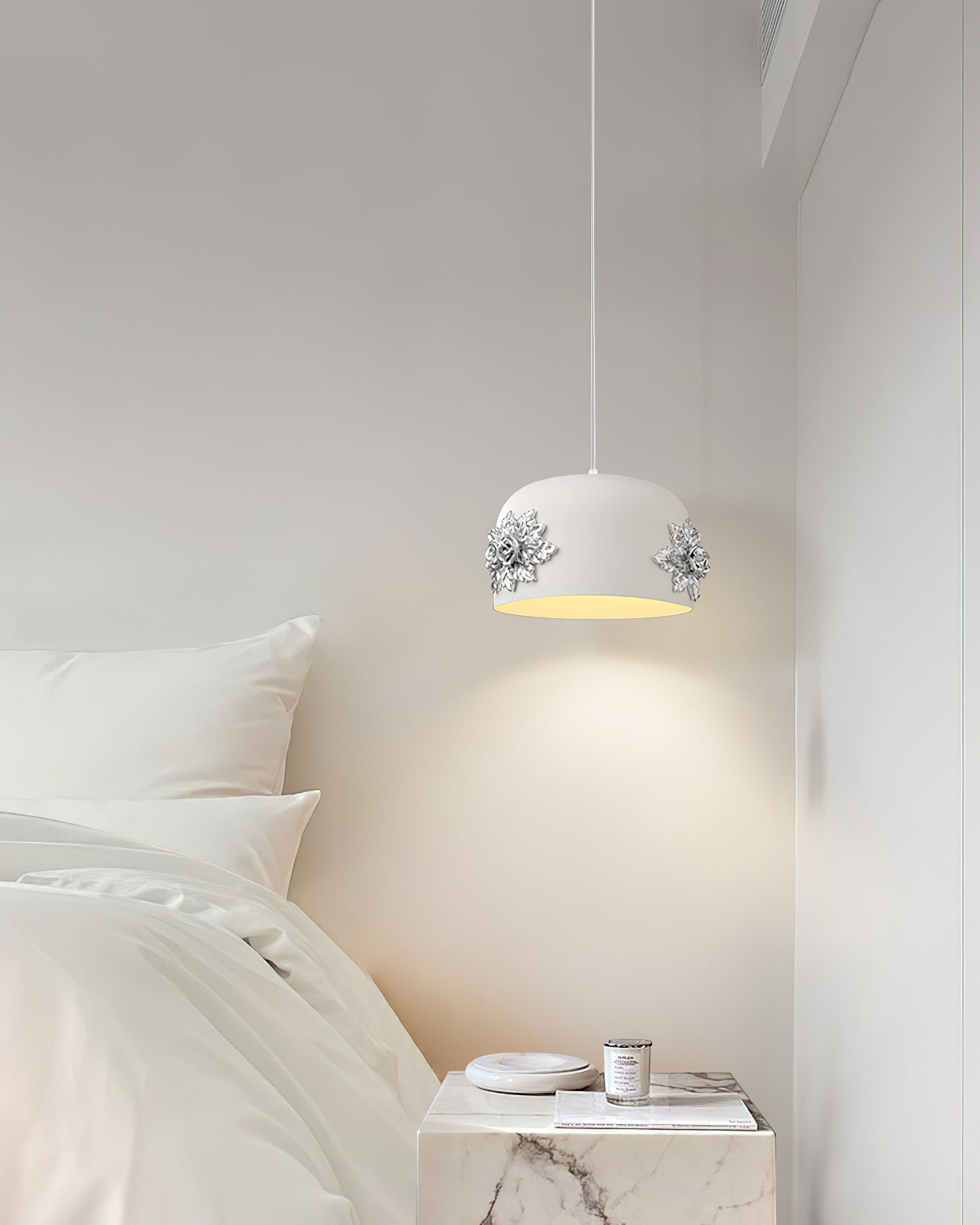 Gaina Suspension Florale Tambour - Neutralighting