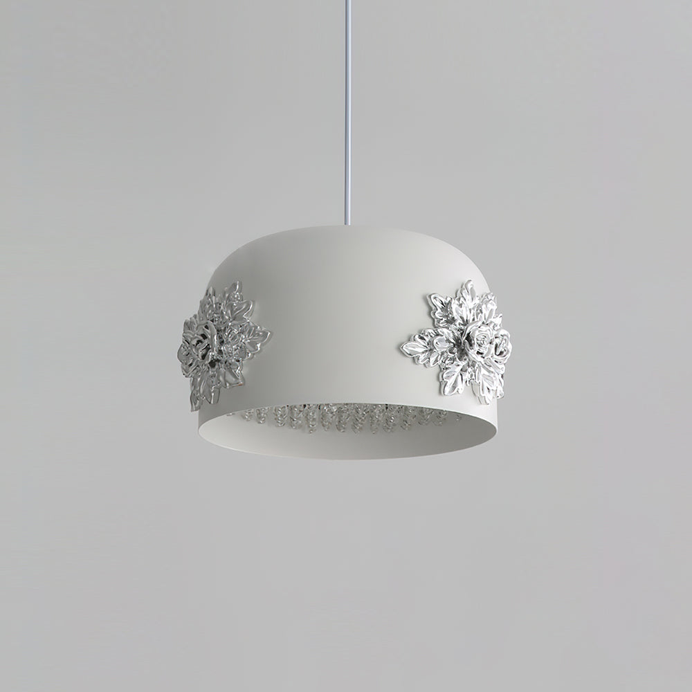 Gaina Suspension Florale Tambour - Neutralighting