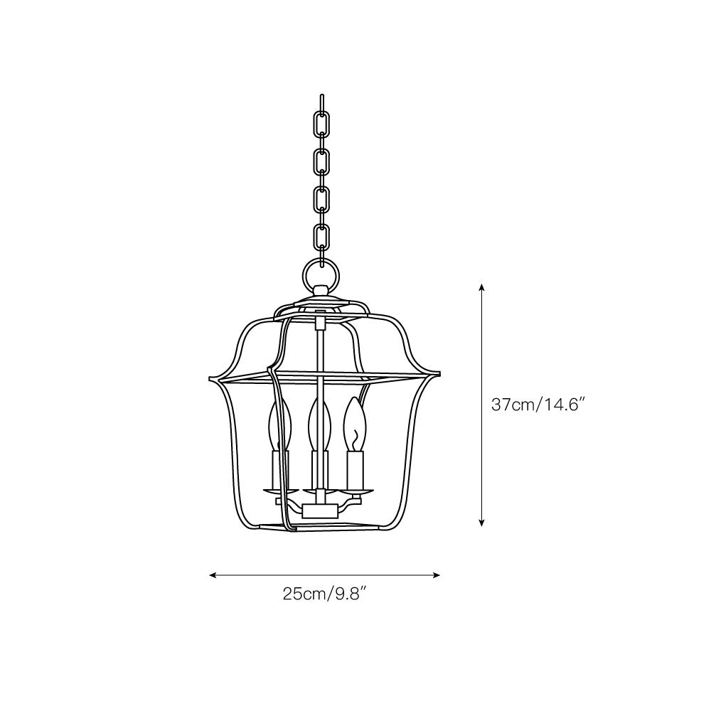 Zavenen Suspension Métal Royal Industriel Vintage - Neutralighting