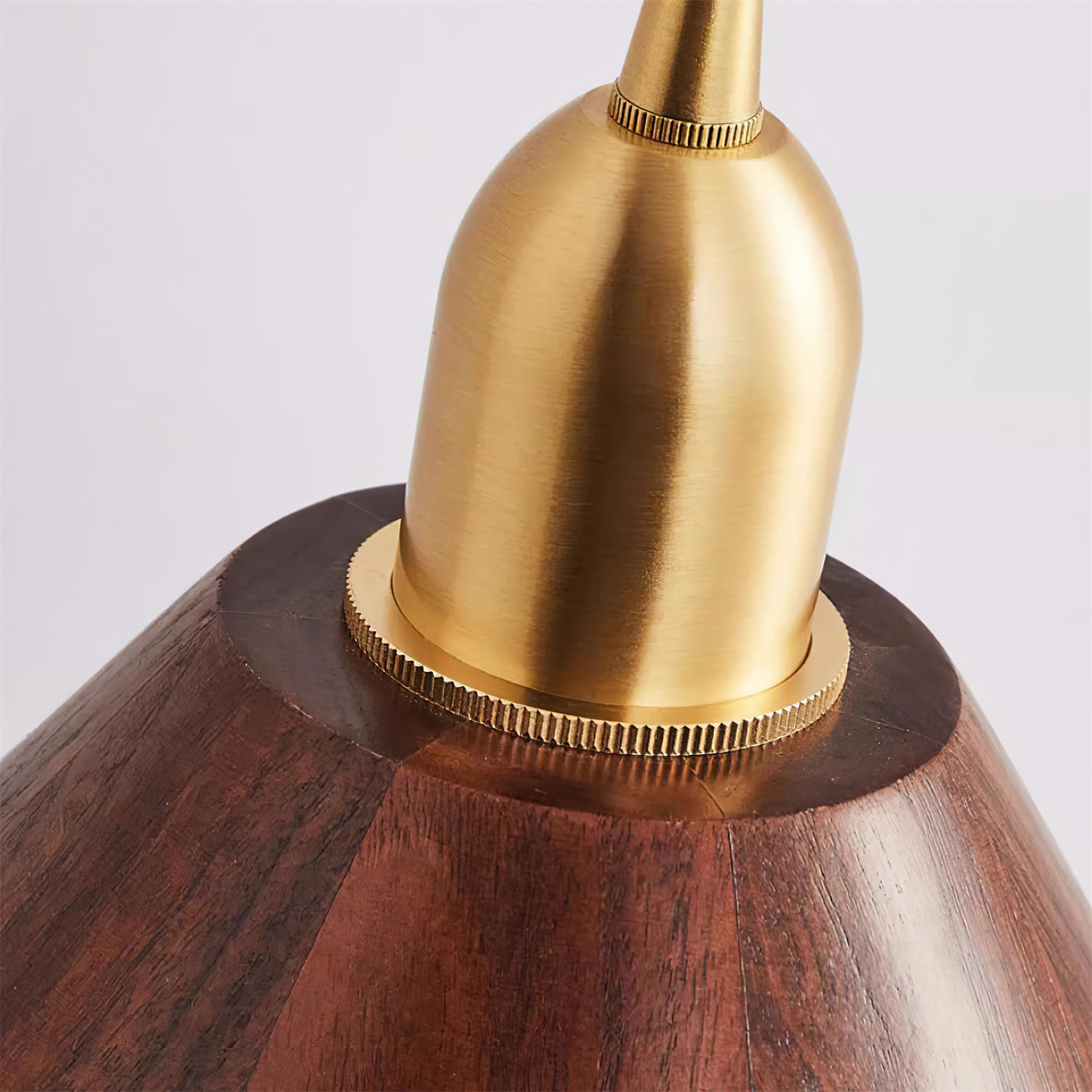 Emberin Suspension en bois de formes assorties en bois massif et laiton - Neutralighting