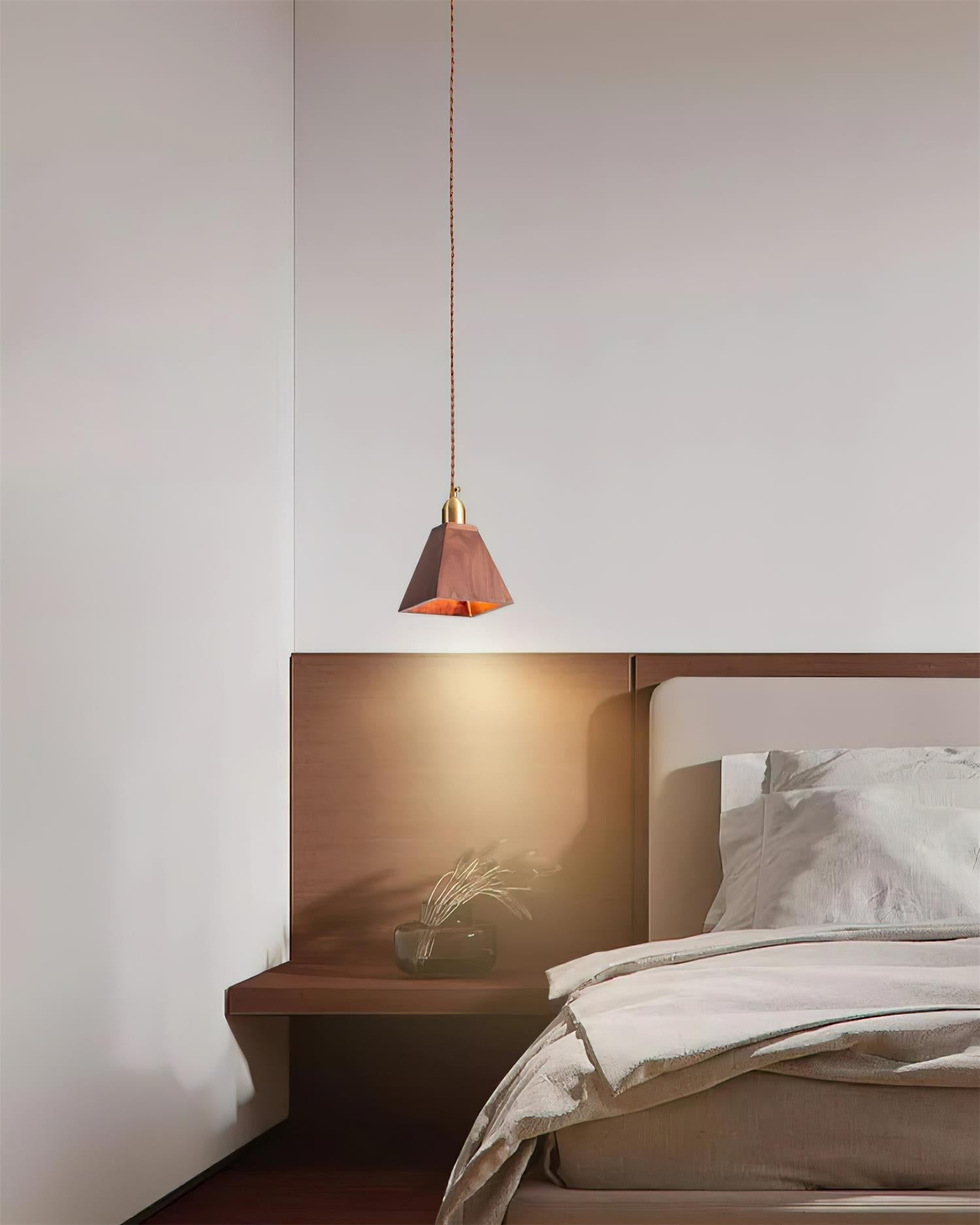 Emberin Suspension en bois de formes assorties en bois massif et laiton - Neutralighting