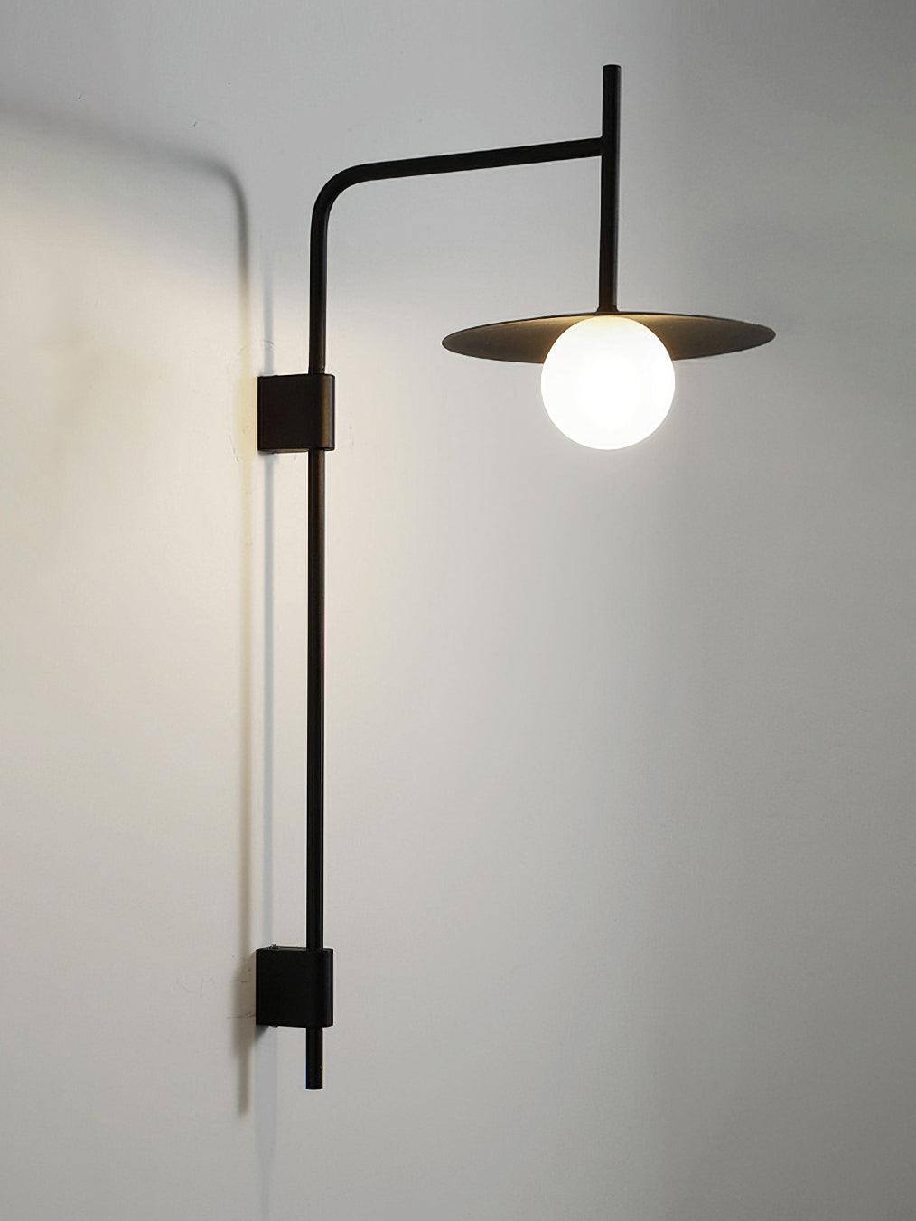 Edan Swing Arm Plug-in Glass Wall Lamp - Neutralighting