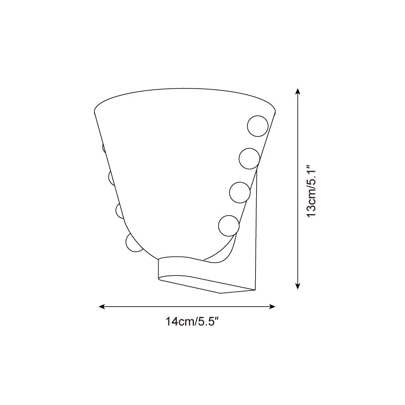 Gemma Applique Murale Moderne en Verre - Neutralighting