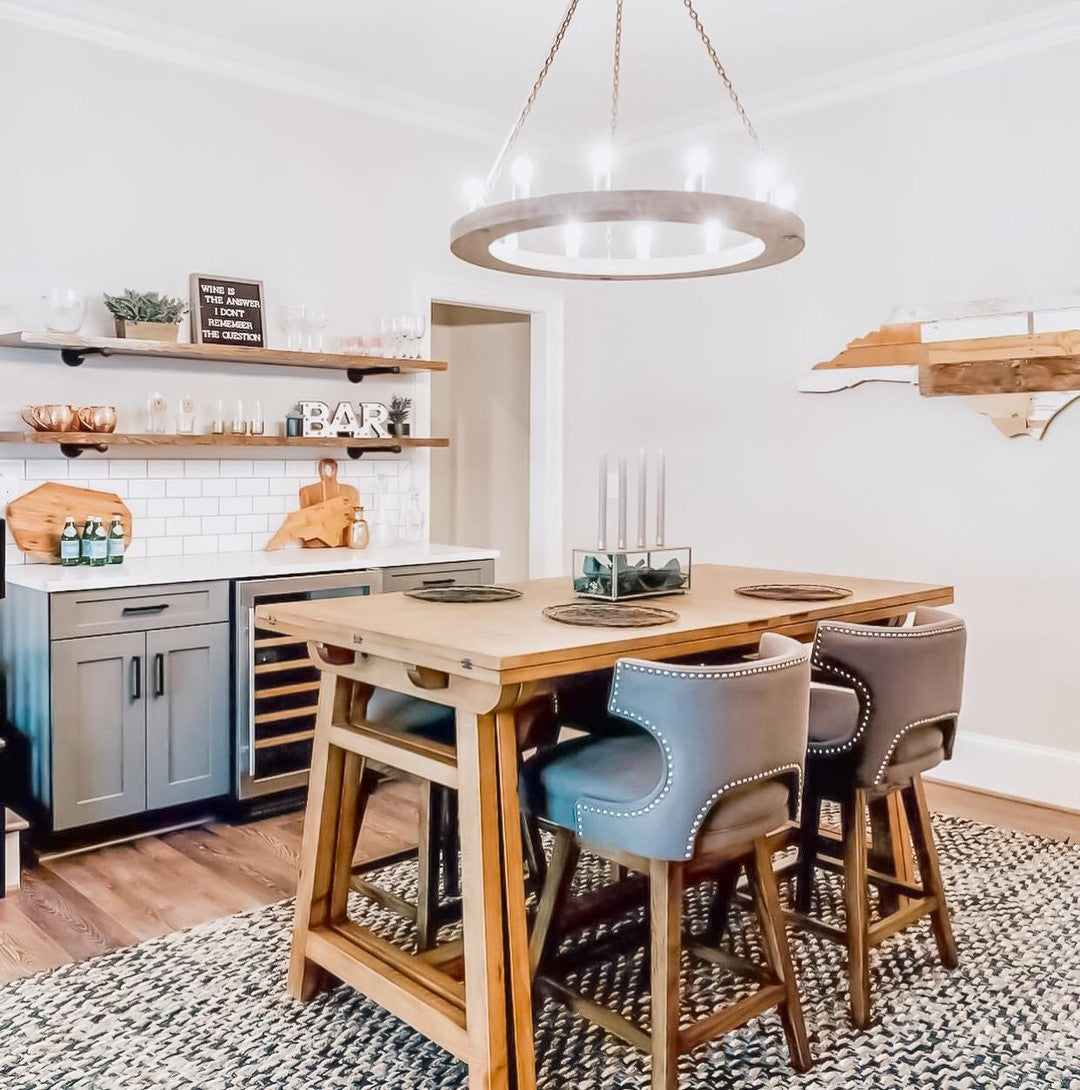 Armirila Lustre Bois Industriel Vintage - Neutralighting