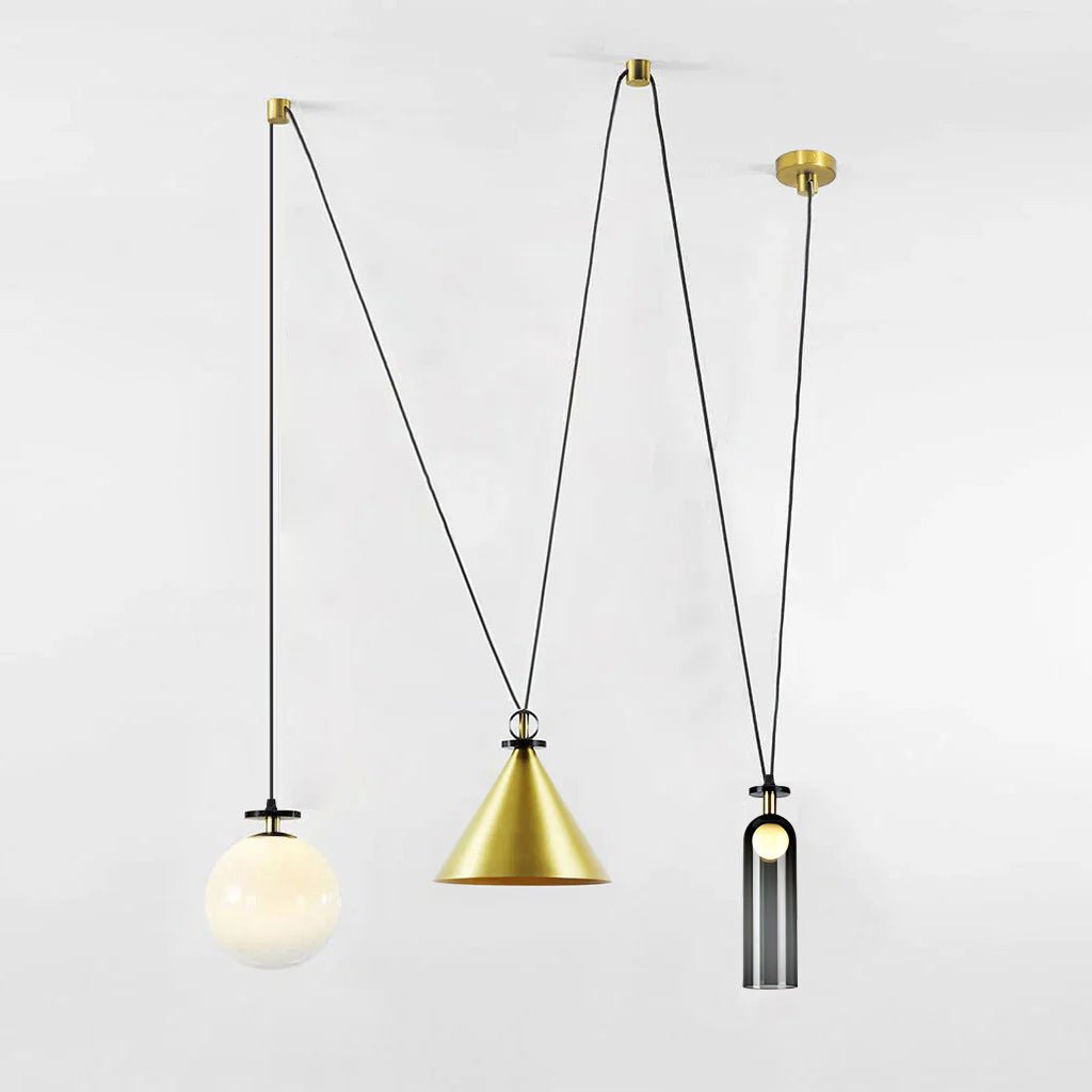 Lustra Chandelier en Forme Géométrique Art - Neutralighting
