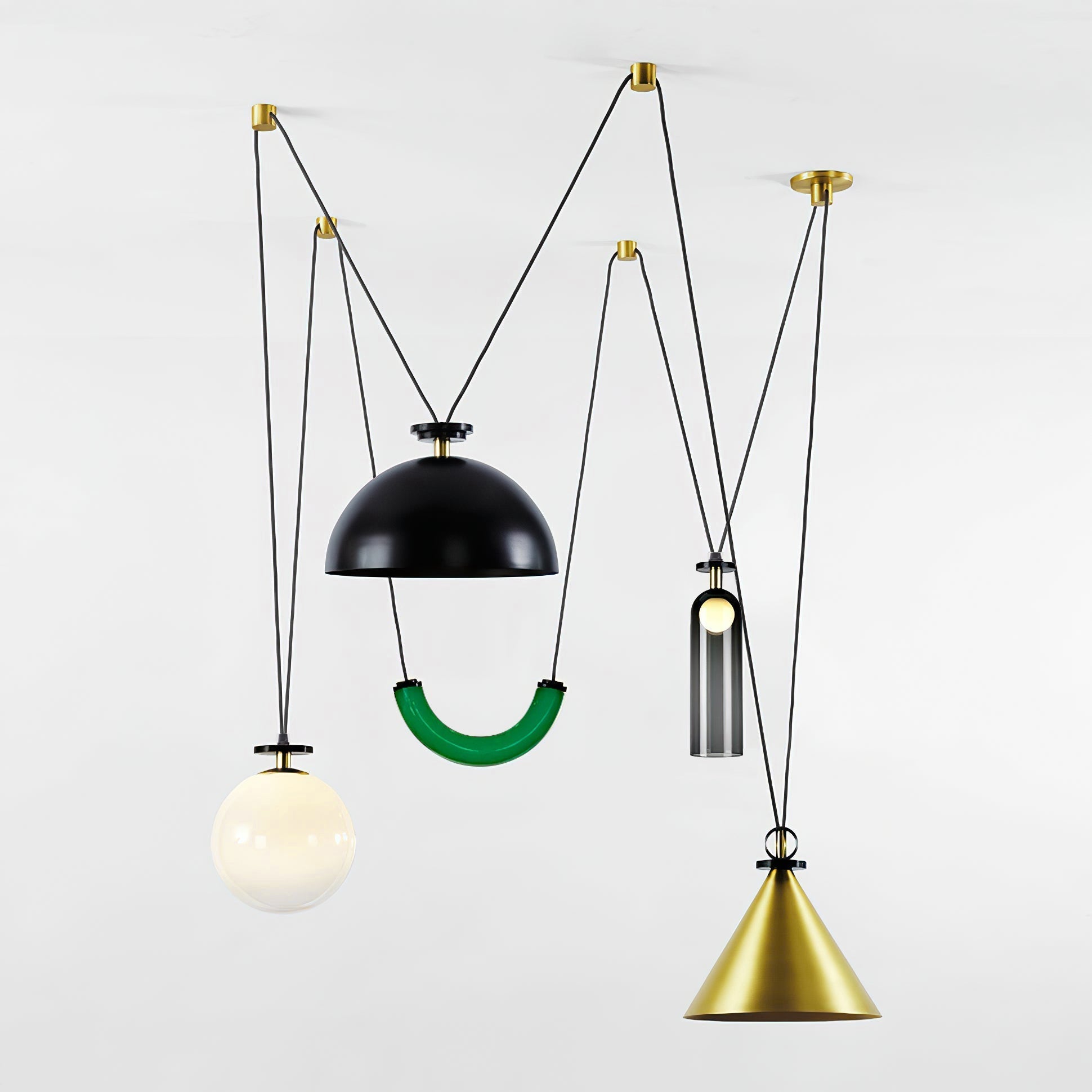 Lustra Chandelier en Forme Géométrique Art - Neutralighting