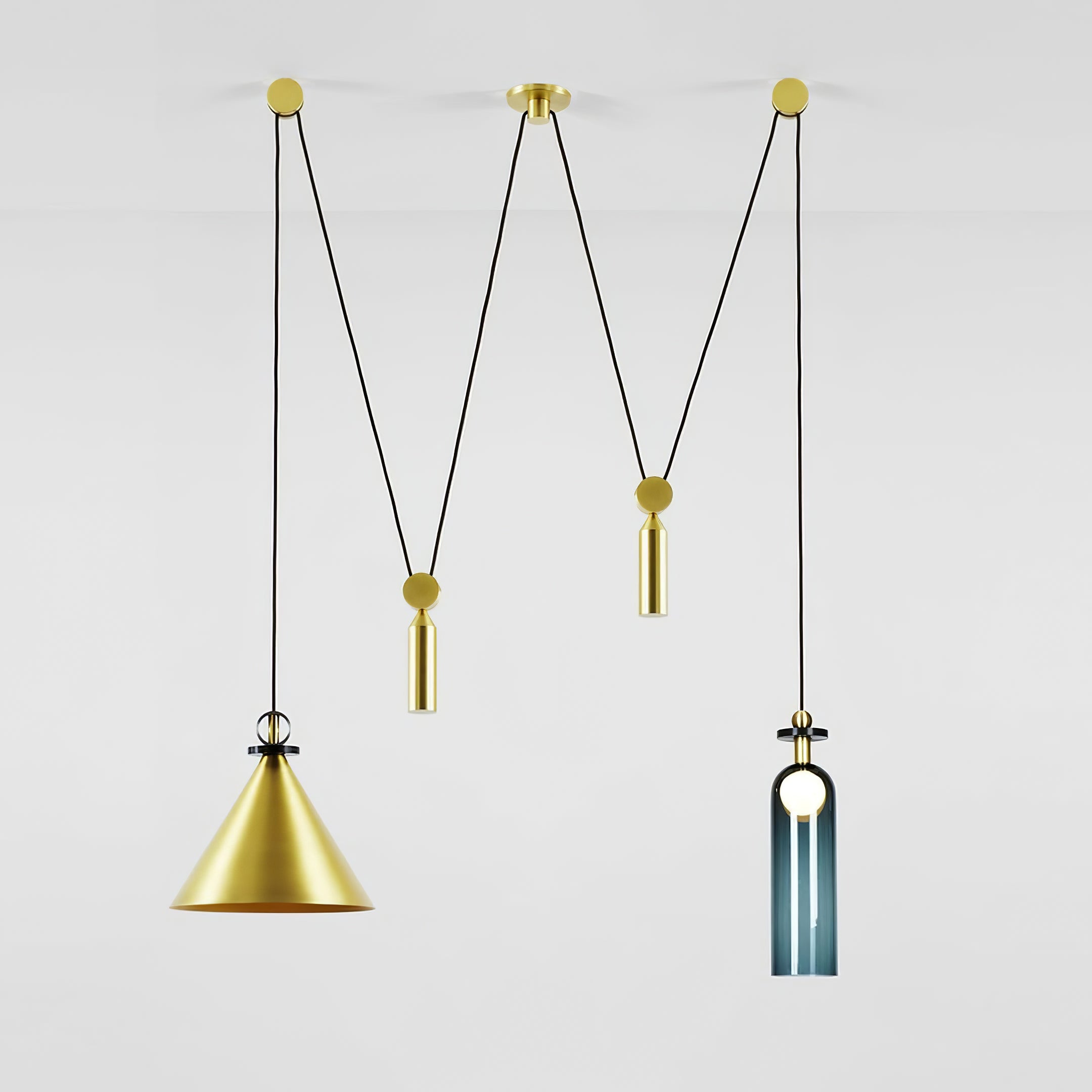 Lustra Chandelier en Forme Géométrique Art - Neutralighting