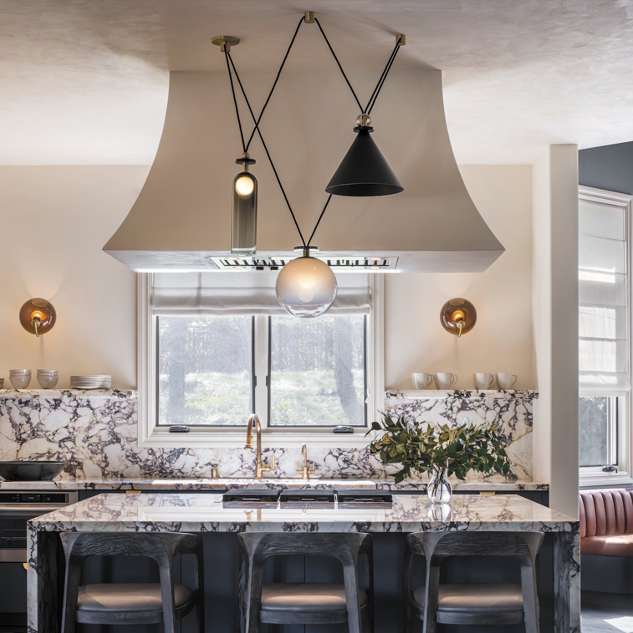 Lustra Chandelier en Forme Géométrique Art - Neutralighting