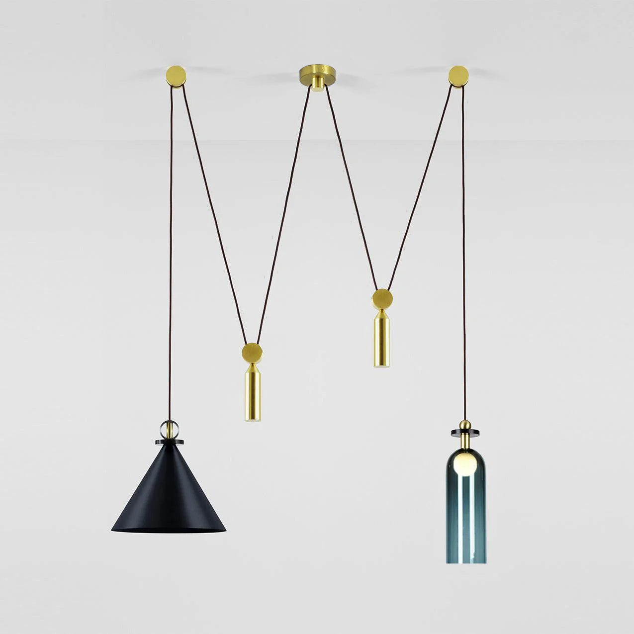 Lustra Chandelier en Forme Géométrique Art - Neutralighting
