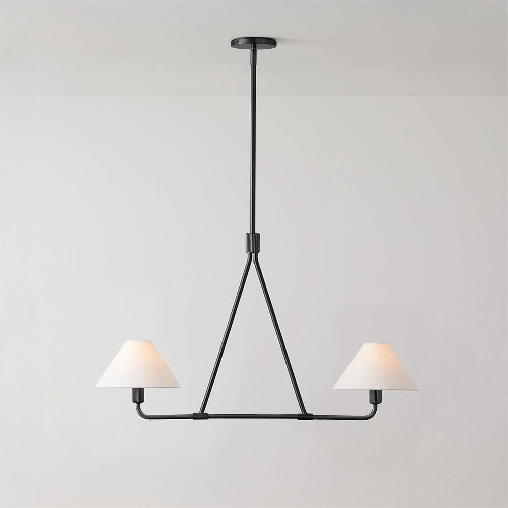 Ornuvyh Ancien Industriel Métal Tissu Lustre - Neutralighting