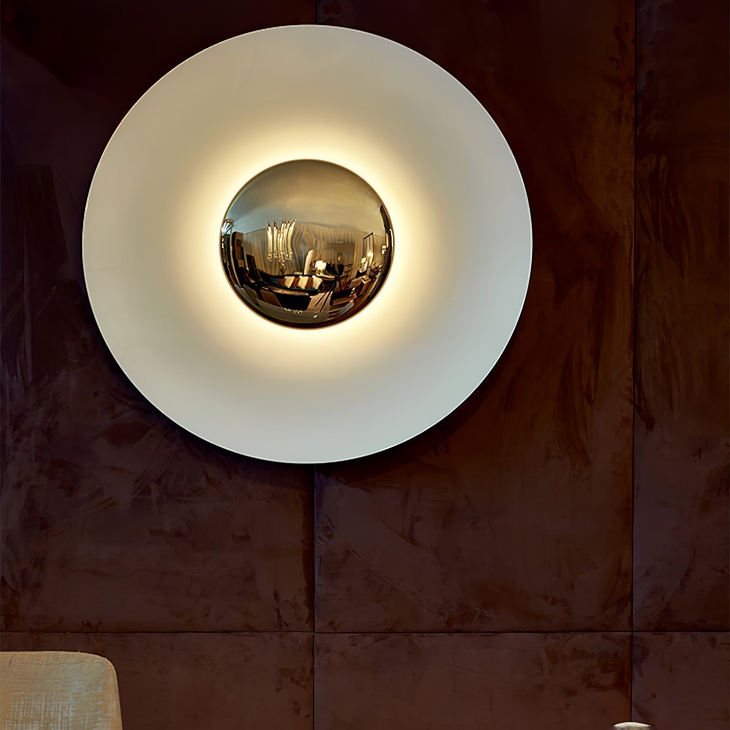 Peacemaker Elegance Simplicity Glow Wall Light - Neutralighting