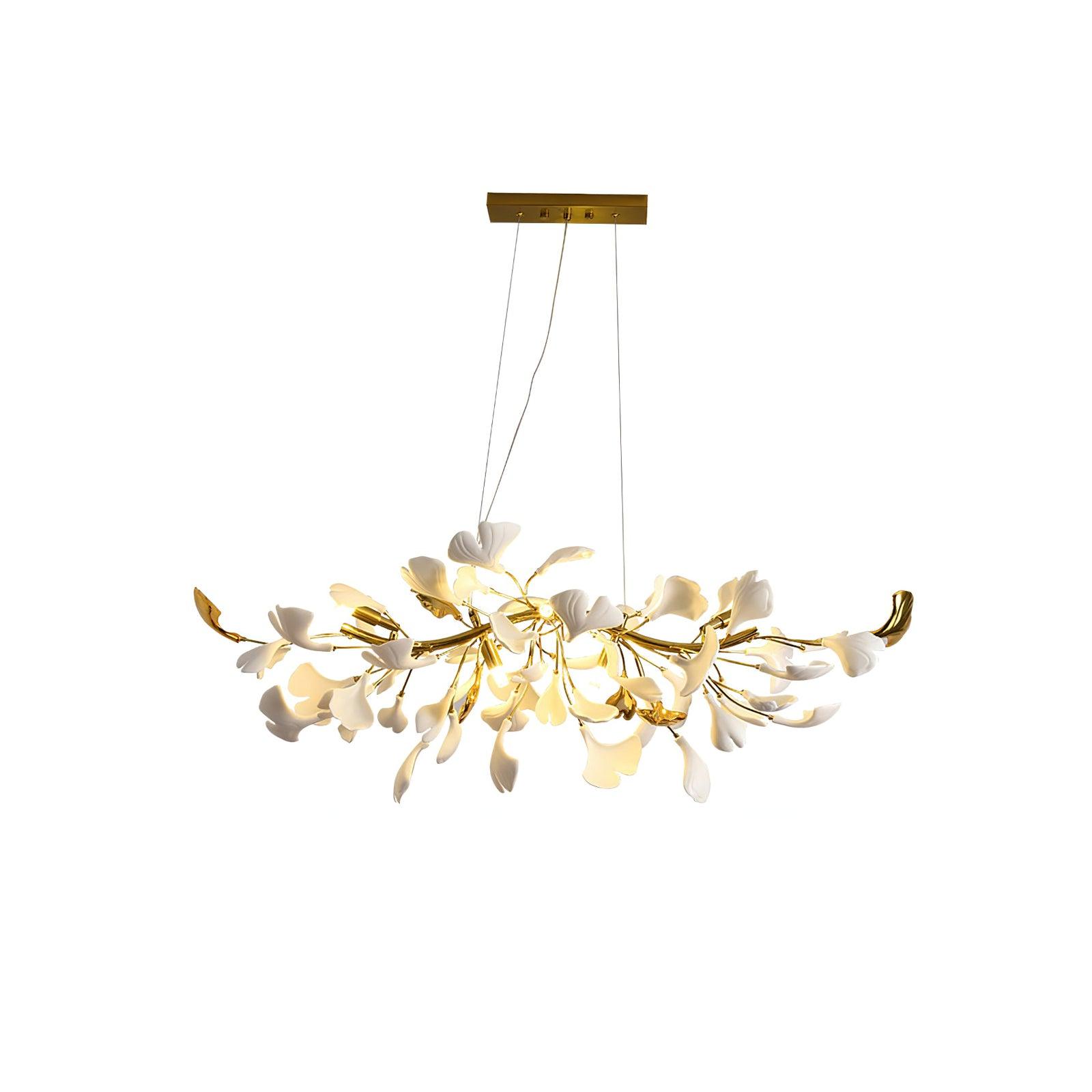 Olivia Lustre linéaire en céramique Gingko - Neutralighting