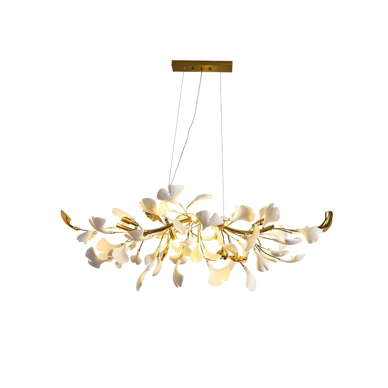 Olivia Lustre linéaire en céramique Gingko - Neutralighting