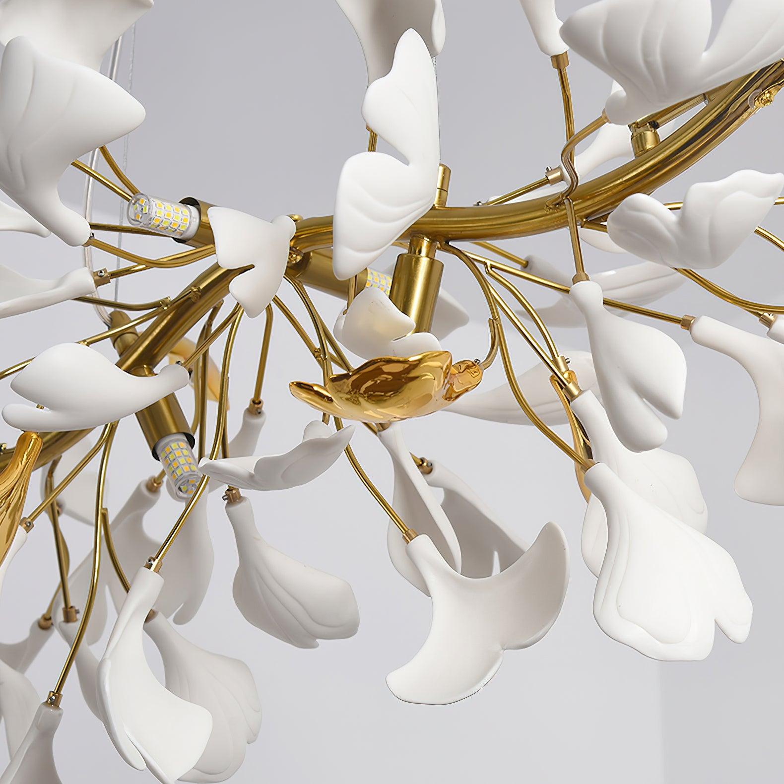 Olivia Lustre linéaire en céramique Gingko - Neutralighting